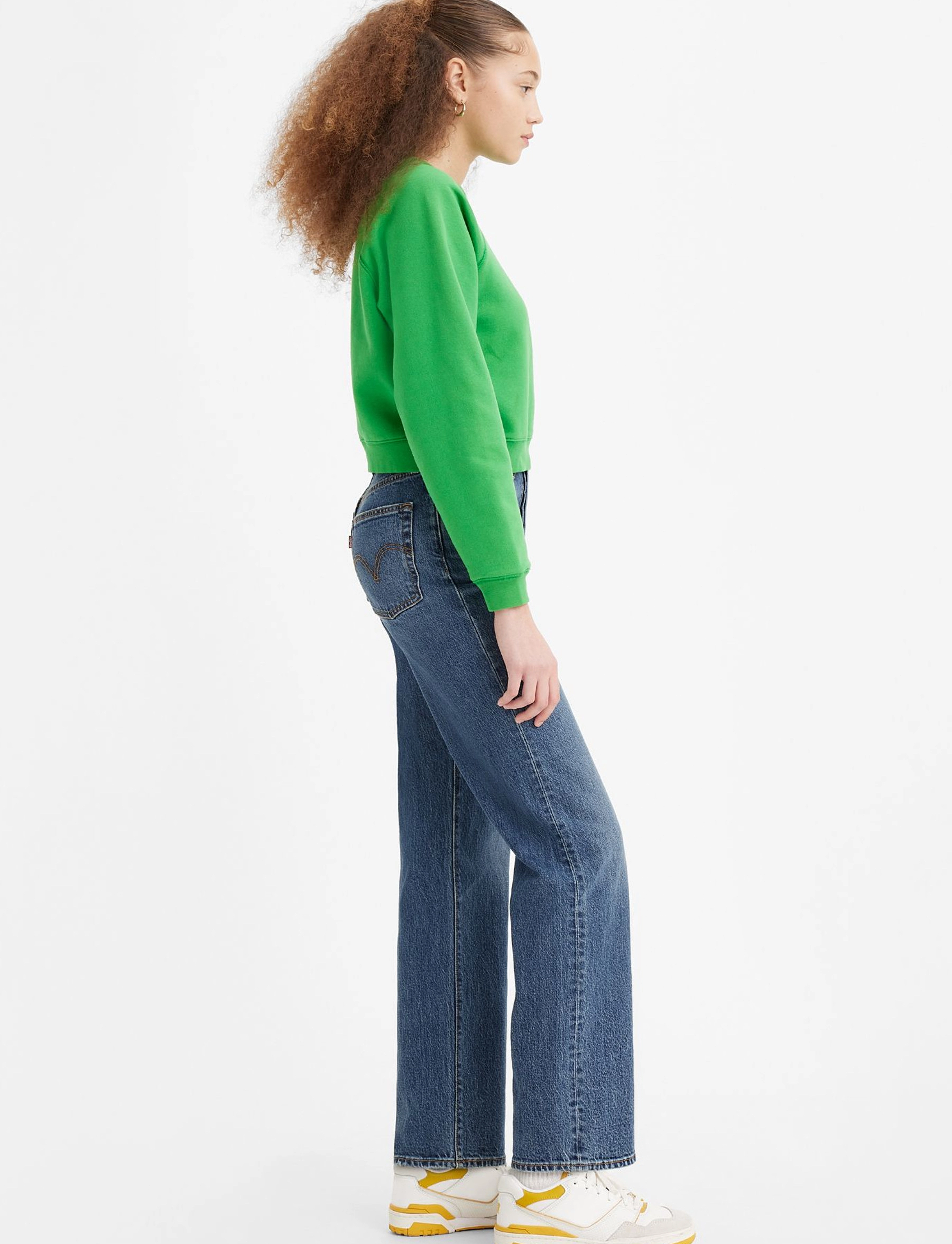 Levi's® - RIBCAGE FULL LENGTH VALLEY VIE - dark indigo - worn in - 5