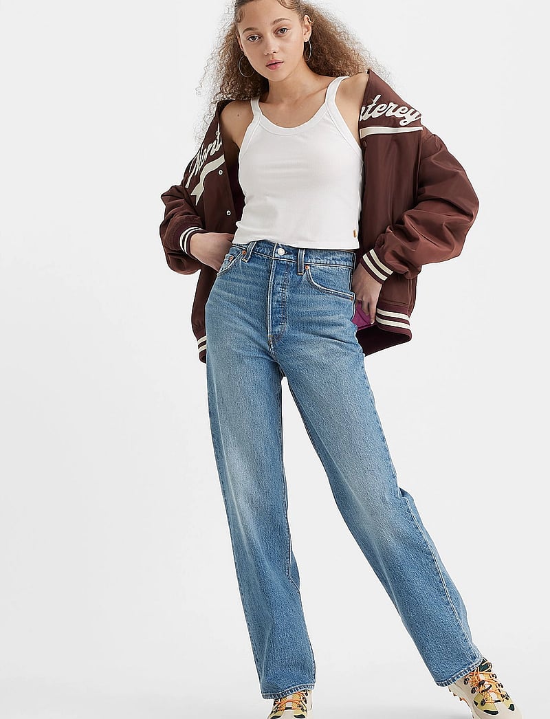 Levi's® - RIBCAGE FULL LENGTH DANCE AROU - sirge säärega teksad - med indigo - worn in - 0