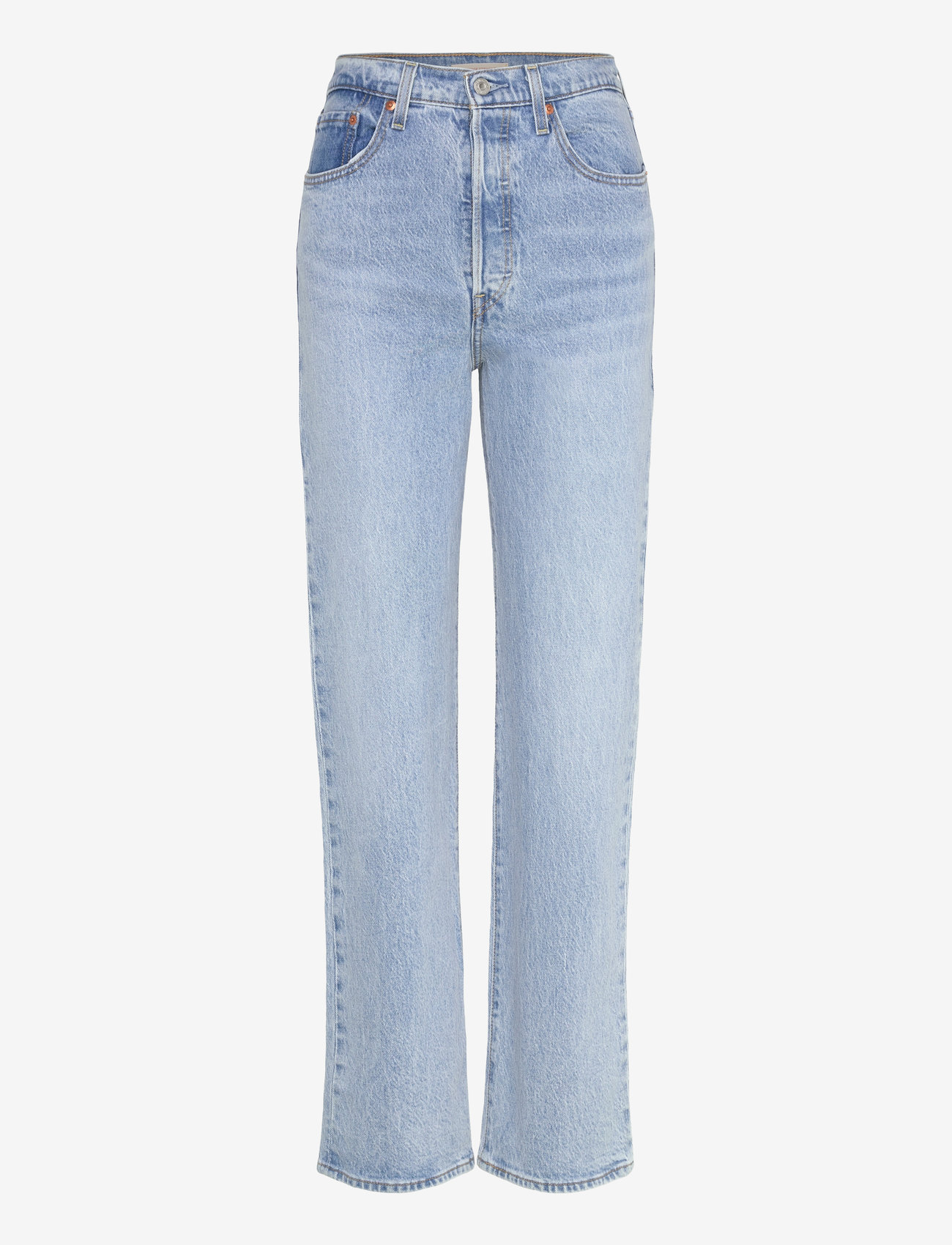 Levi's® - RIBCAGE FULL LENGTH LIGHT INDIGO - WORN IN - straight jeans - light indigo - worn in - 1