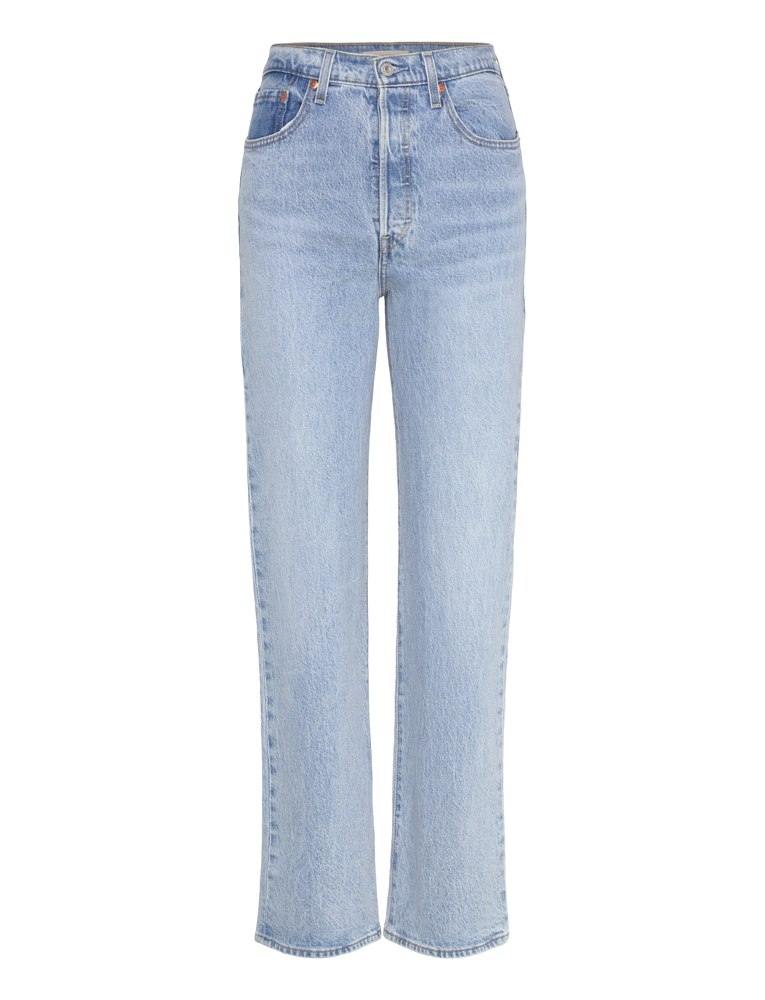 Levi's® - RIBCAGE FULL LENGTH LIGHT INDIGO - WORN IN - light indigo - worn in - 1