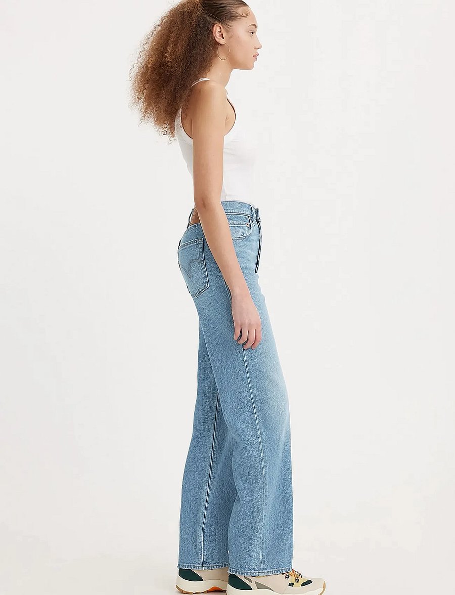 Levi's® - RIBCAGE FULL LENGTH LIGHT INDIGO - WORN IN - light indigo - worn in - 3