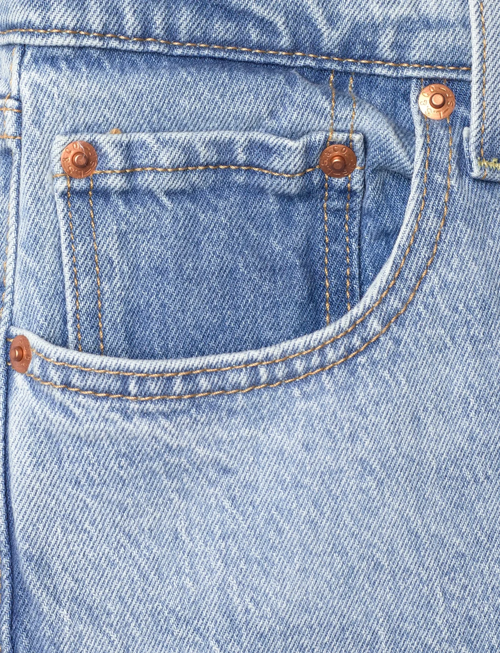 Levi's® - RIBCAGE FULL LENGTH LIGHT INDIGO - WORN IN - straight jeans - light indigo - worn in - 4