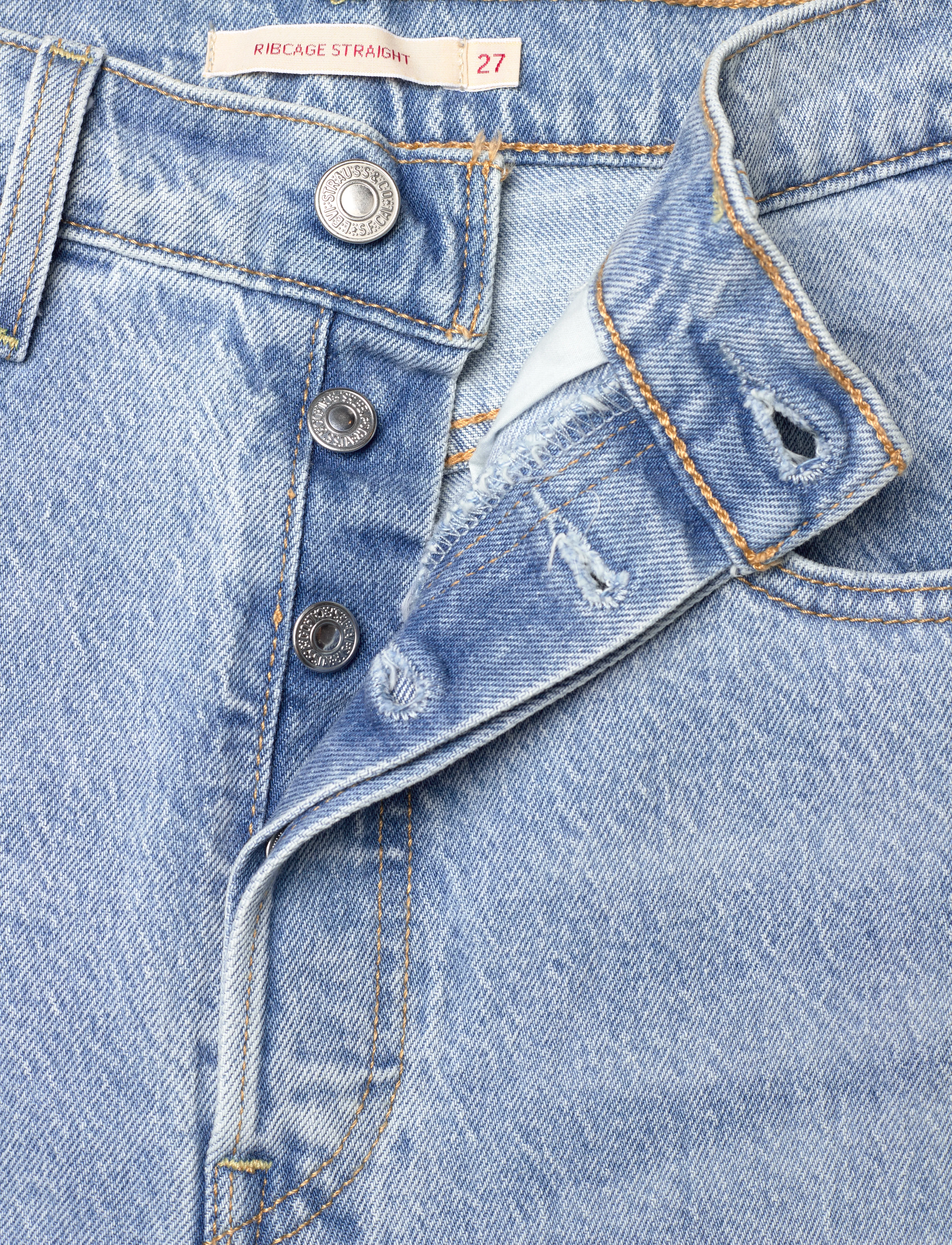 Levi's® - RIBCAGE FULL LENGTH LIGHT INDIGO - WORN IN - light indigo - worn in - 5