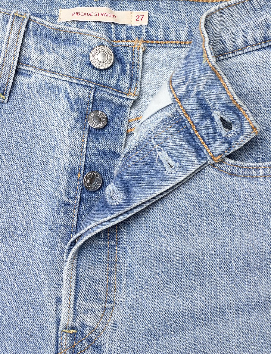 Levi's® - RIBCAGE FULL LENGTH LIGHT INDIGO - WORN IN - light indigo - worn in - 5