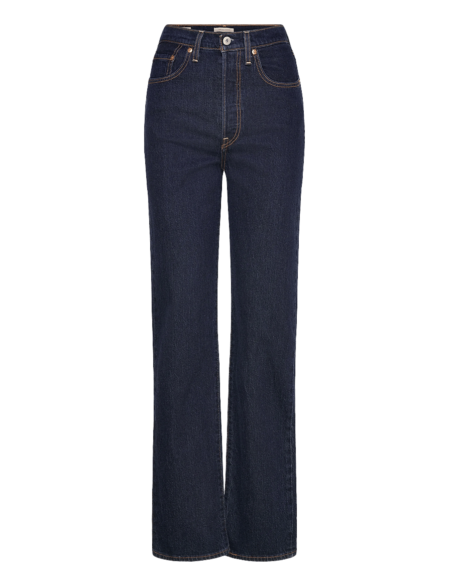 Levi's® - RIBCAGE FULL LENGTH SMALL COUR - sirge säärega teksad - dark indigo - flat finish - 1