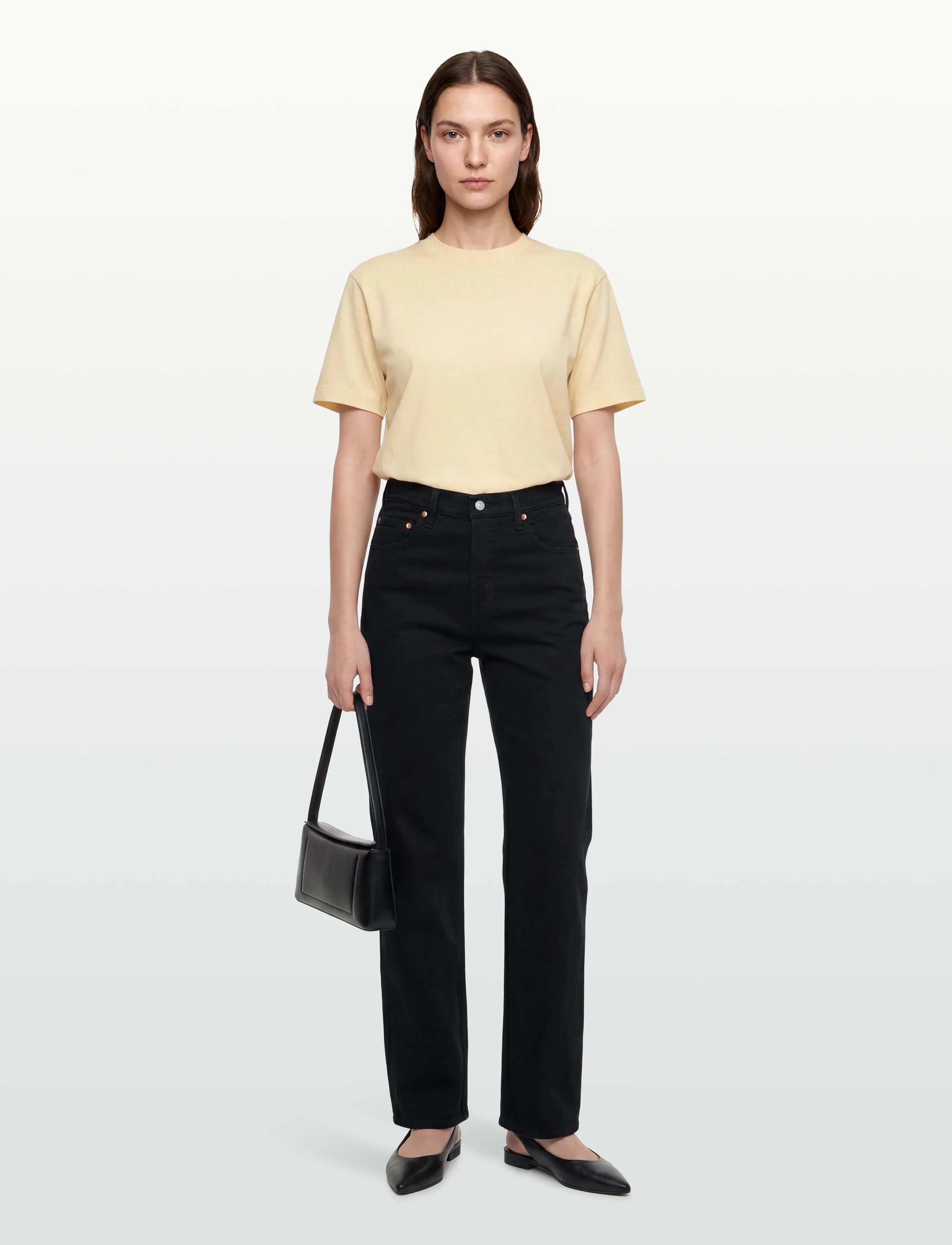 Levi's® - RIBCAGE FULL LENGTH BLACK SPRO - suorat farkut - blacks - 1