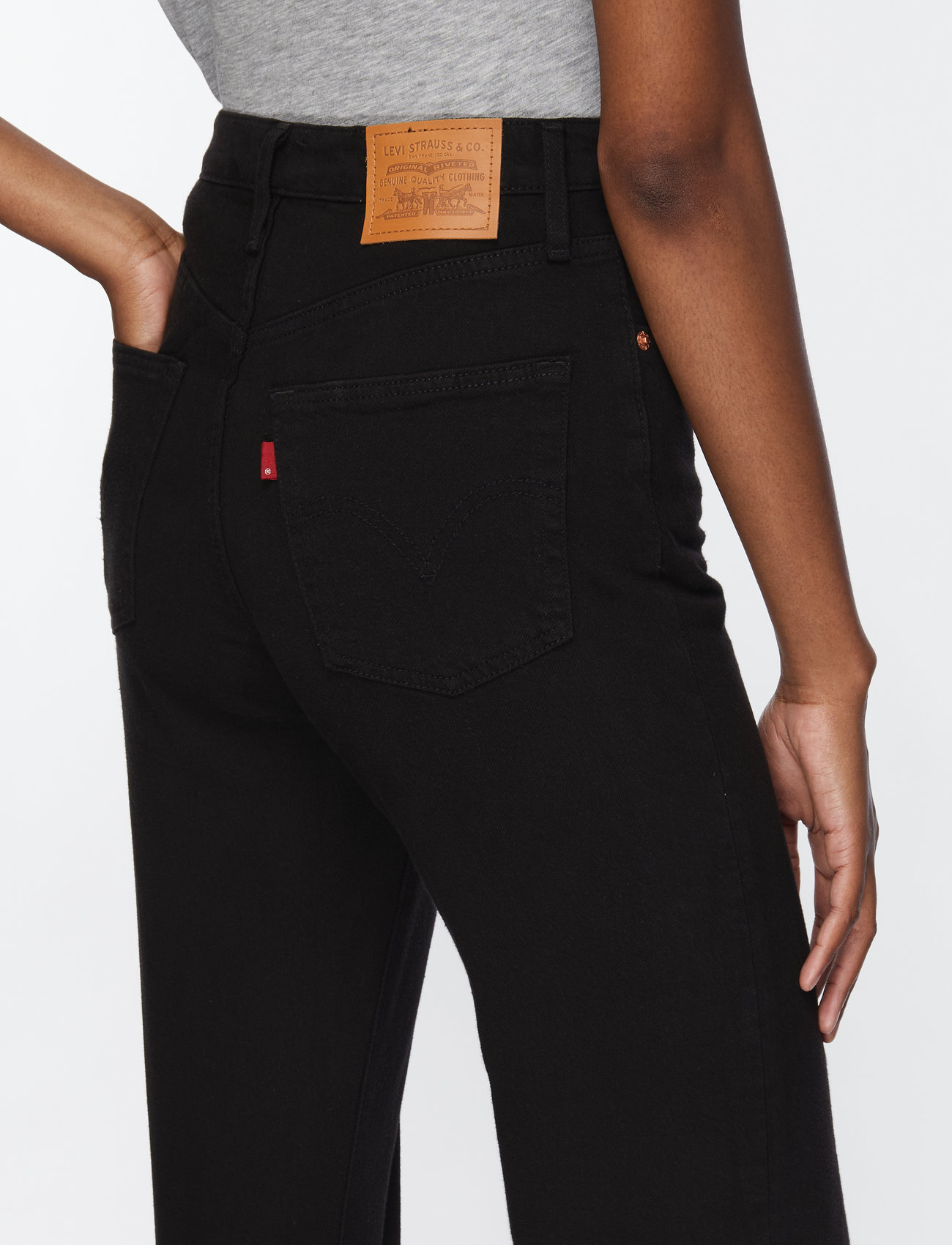 Levi's® - RIBCAGE FULL LENGTH BLACK SPRO - straight jeans - blacks - 5