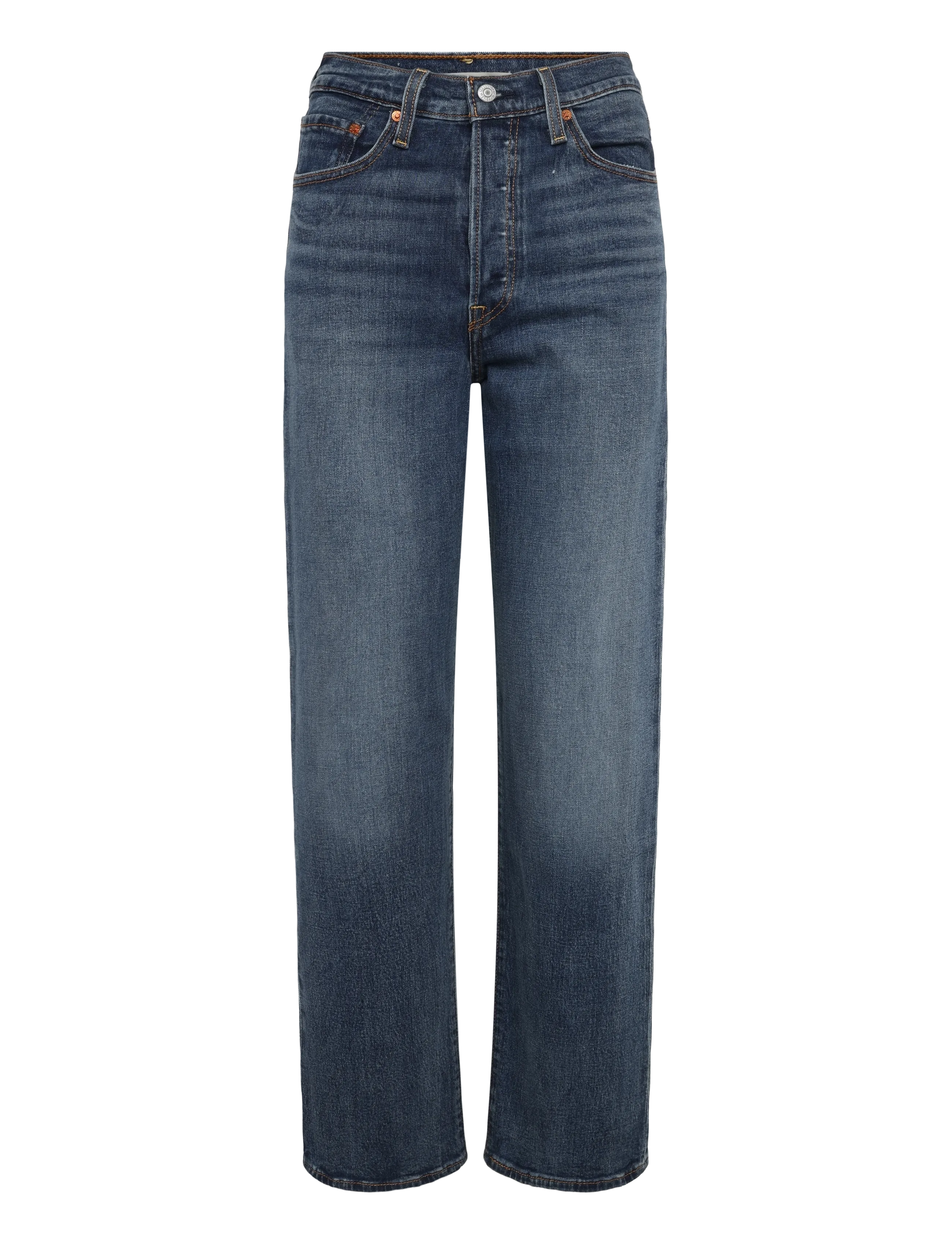Levi's® RIBCAGE FULL LENGTH SELECT US - Levi's® - MED INDIGO - WORN IN / blue