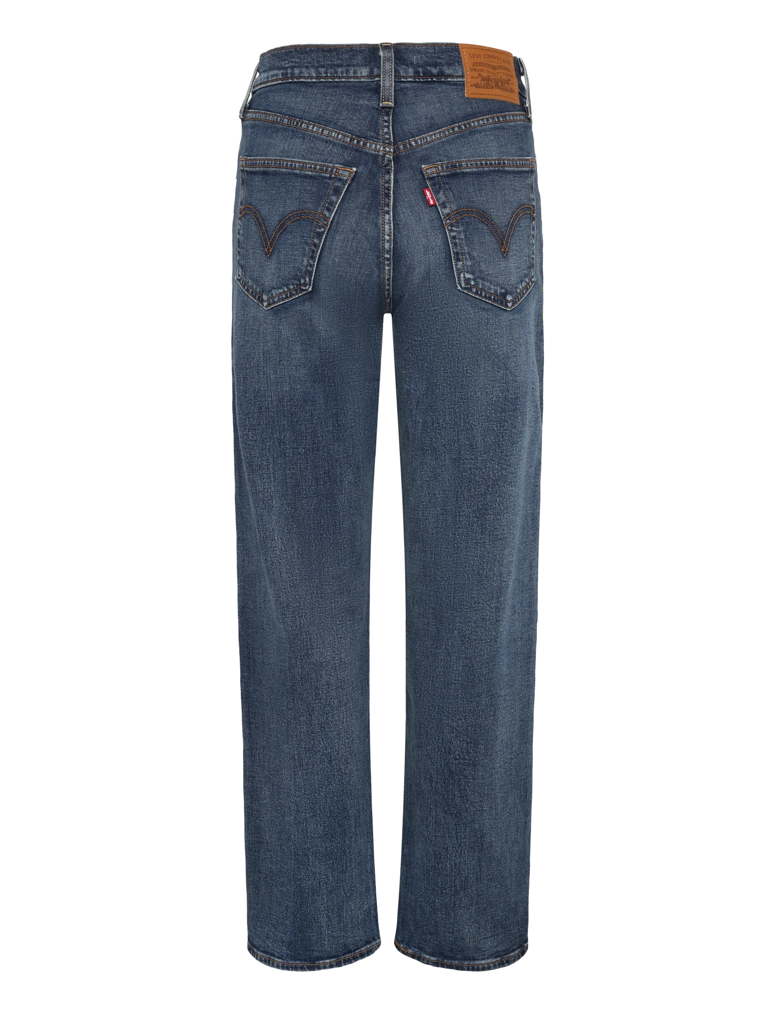 Levi's® - RIBCAGE FULL LENGTH SELECT US - med indigo - worn in - 1