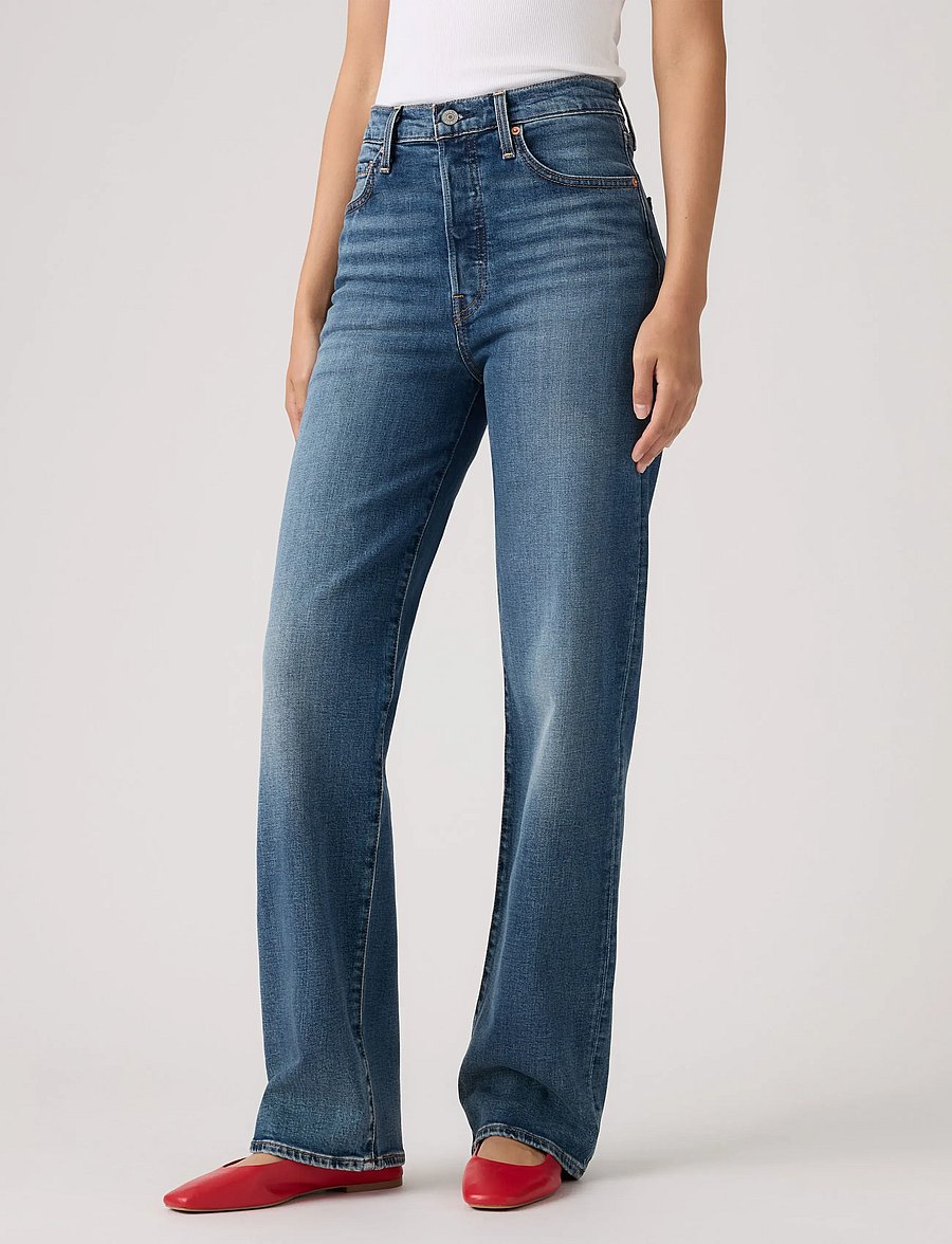 Levi's® - RIBCAGE FULL LENGTH SELECT US - raka jeans - med indigo - worn in - 5