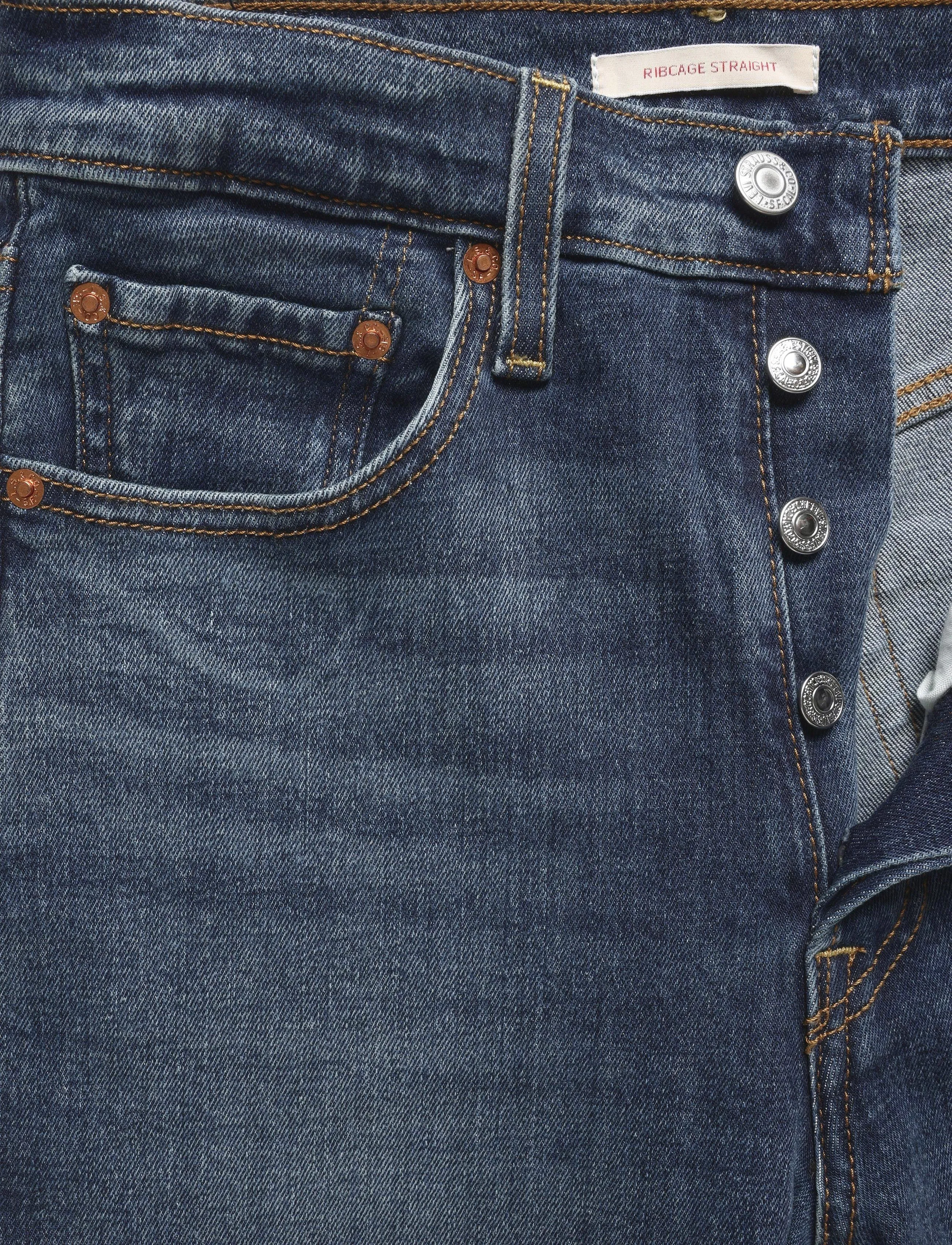 Levi's® - RIBCAGE FULL LENGTH SELECT US - med indigo - worn in - 2