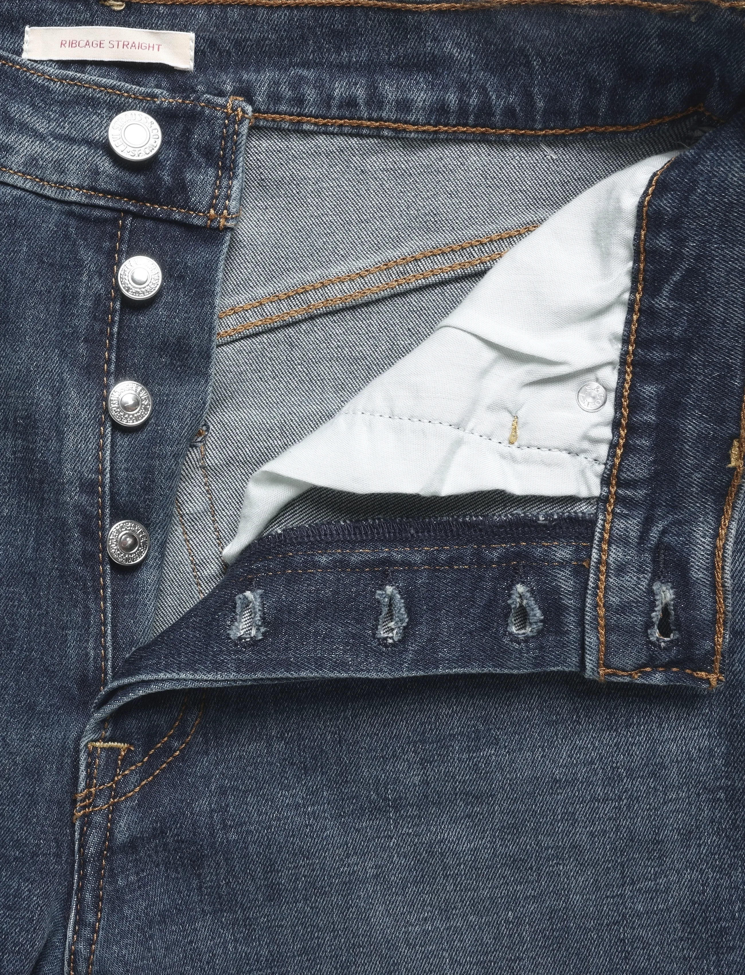 Levi's® - RIBCAGE FULL LENGTH SELECT US - med indigo - worn in - 3
