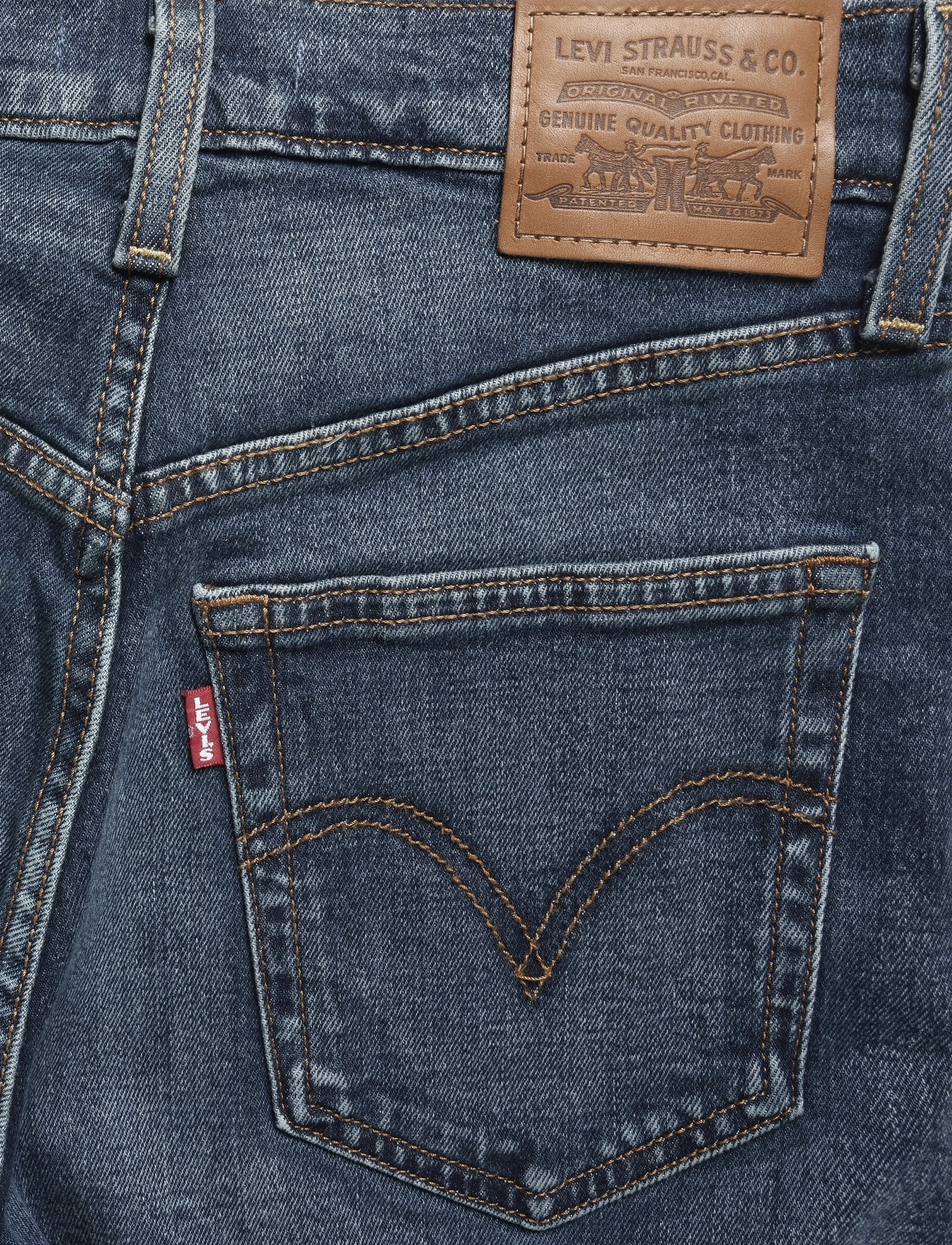 Levi's® - RIBCAGE FULL LENGTH SELECT US - med indigo - worn in - 4