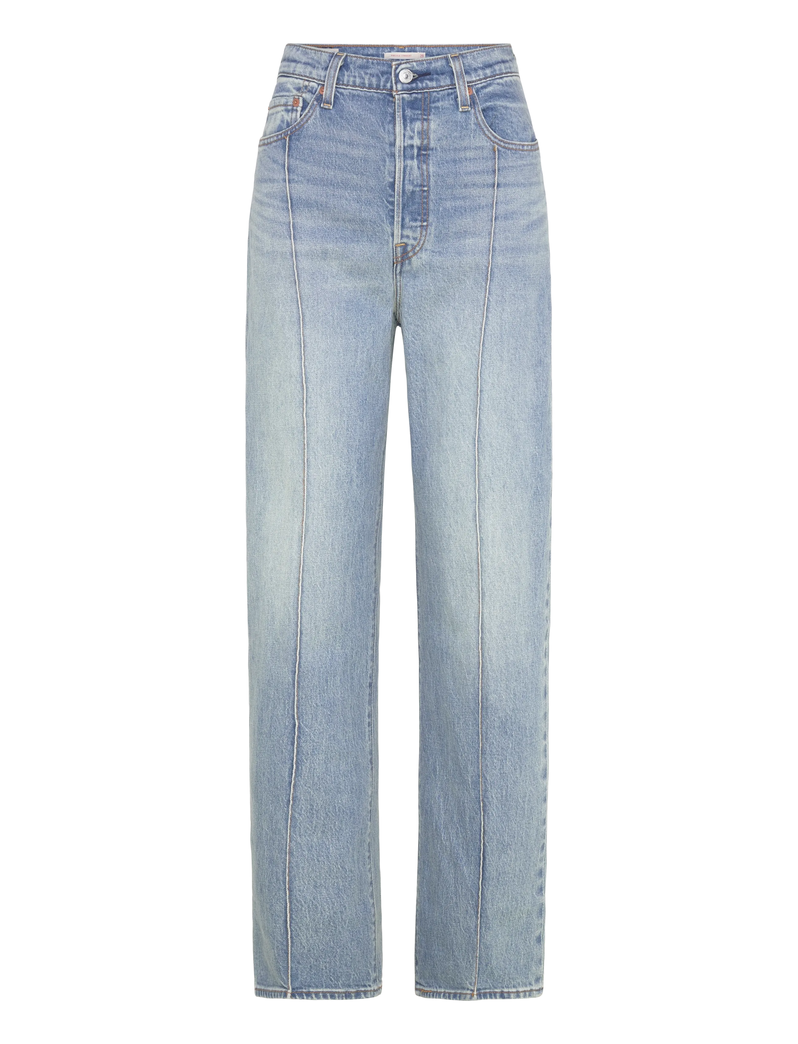 Levi's® RIBCAGE FULL LENGTH WHAT NOW P - Kleidung - MED INDIGO - WORN IN / blue