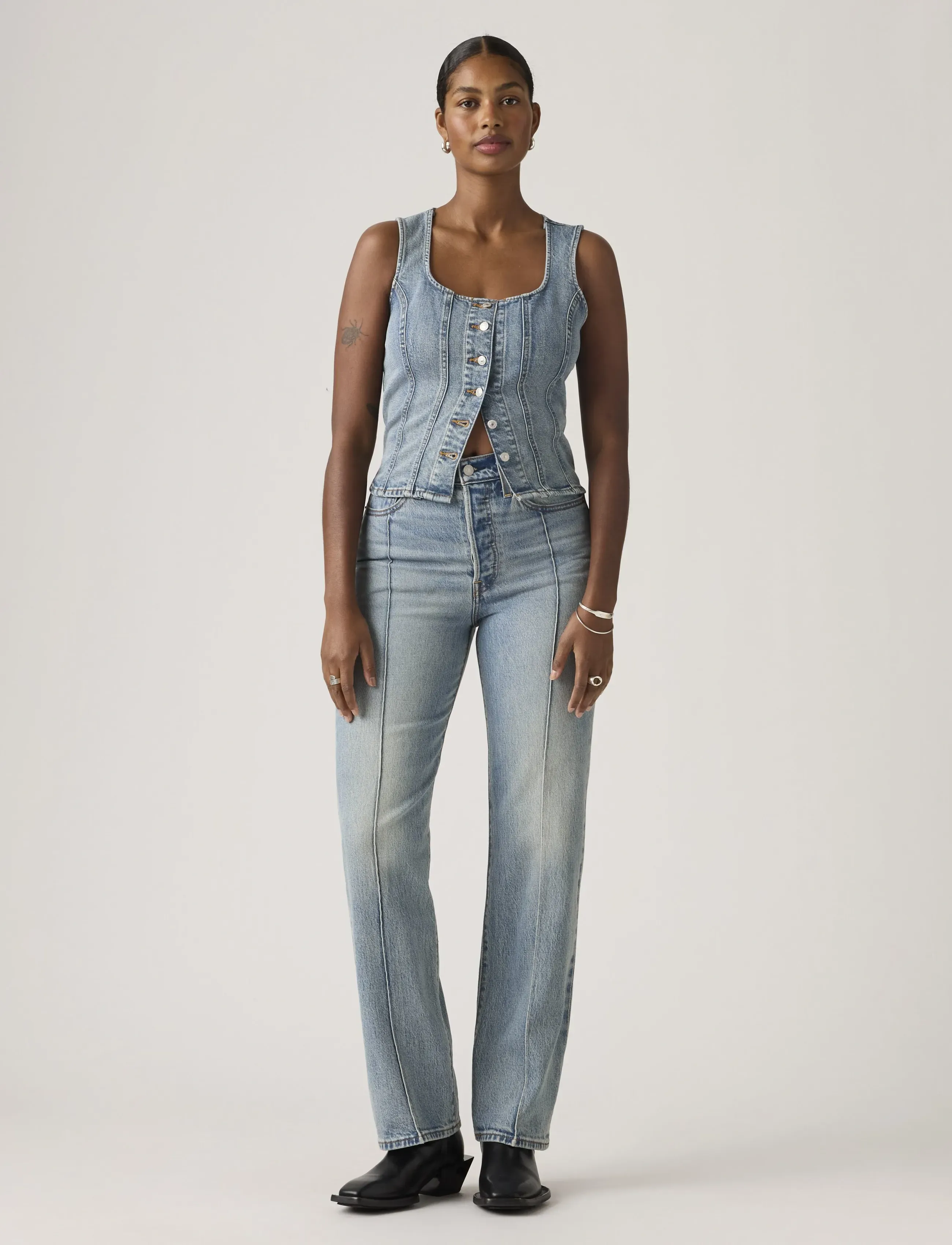 LEVIS ® Ribcage Full Length What Now P high waist jeans dam – bild 5