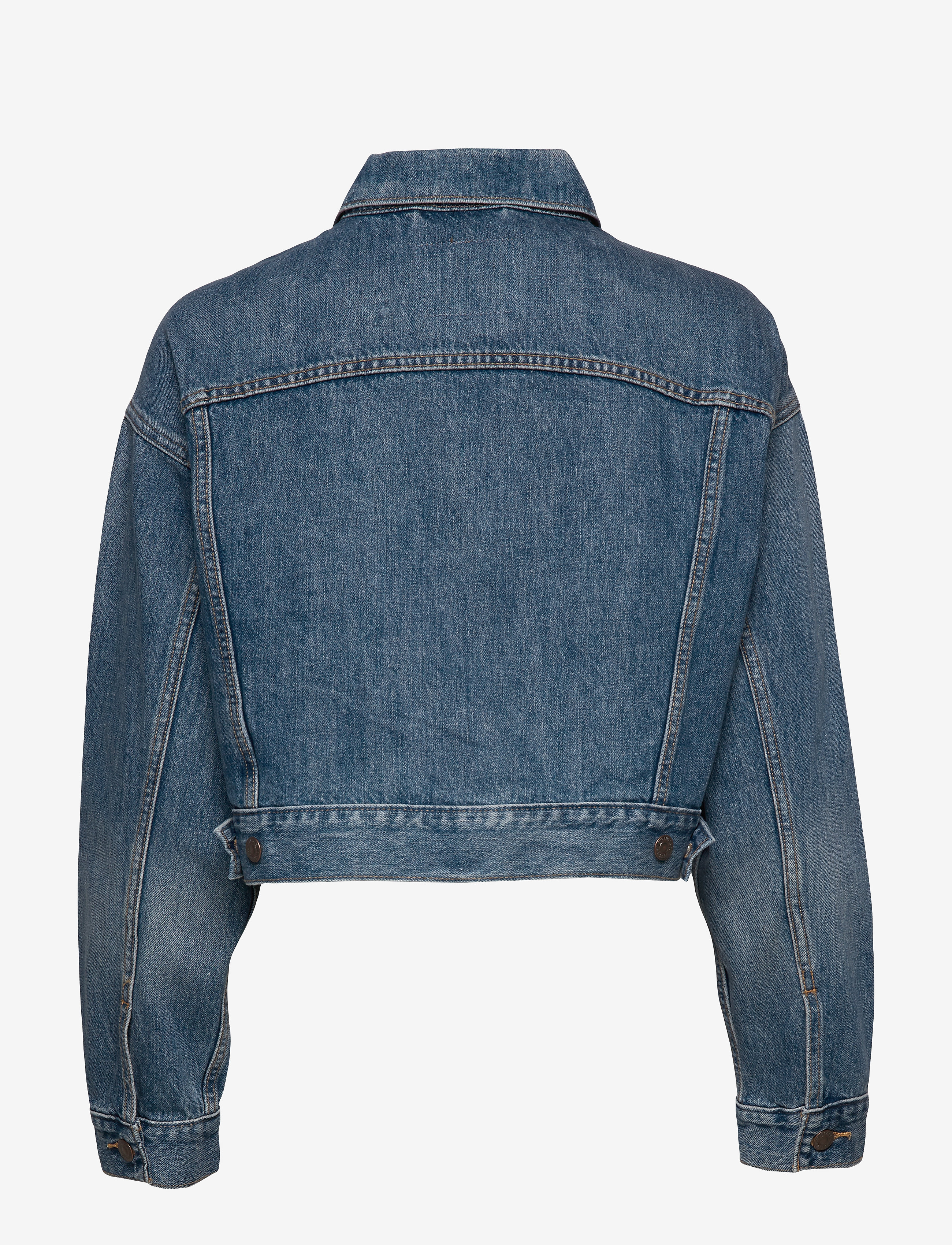 LEVI´S Women - CROP DAD TRUCKER DAD TOM - light indigo - worn in - 1