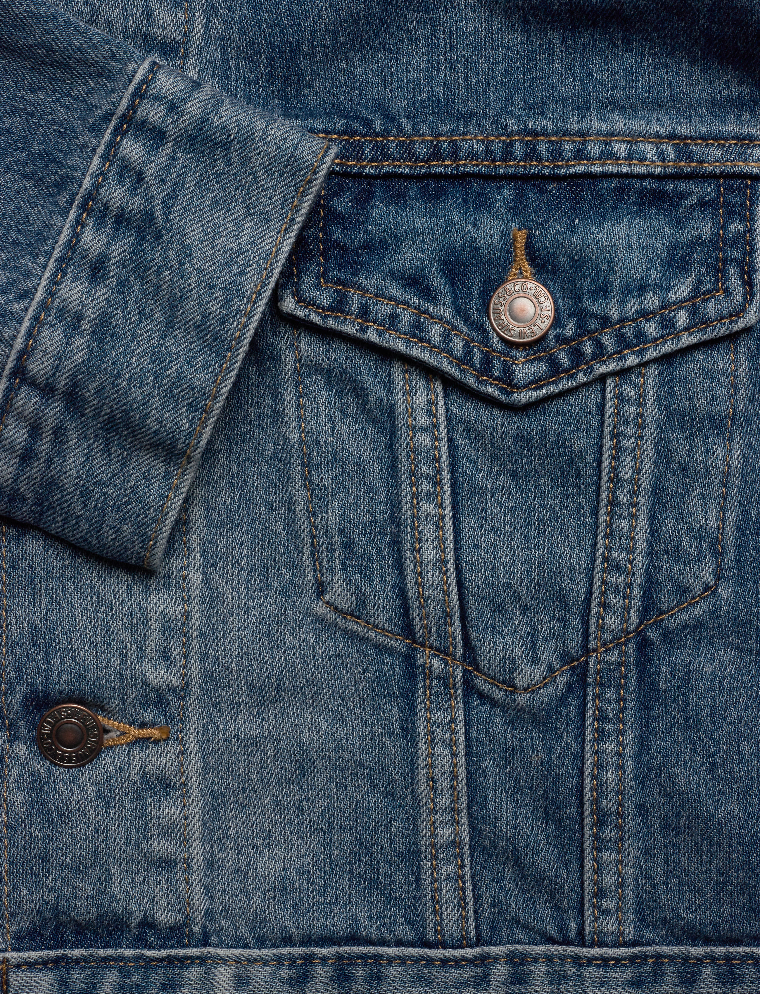 LEVI´S Women - CROP DAD TRUCKER DAD TOM - light indigo - worn in - 3