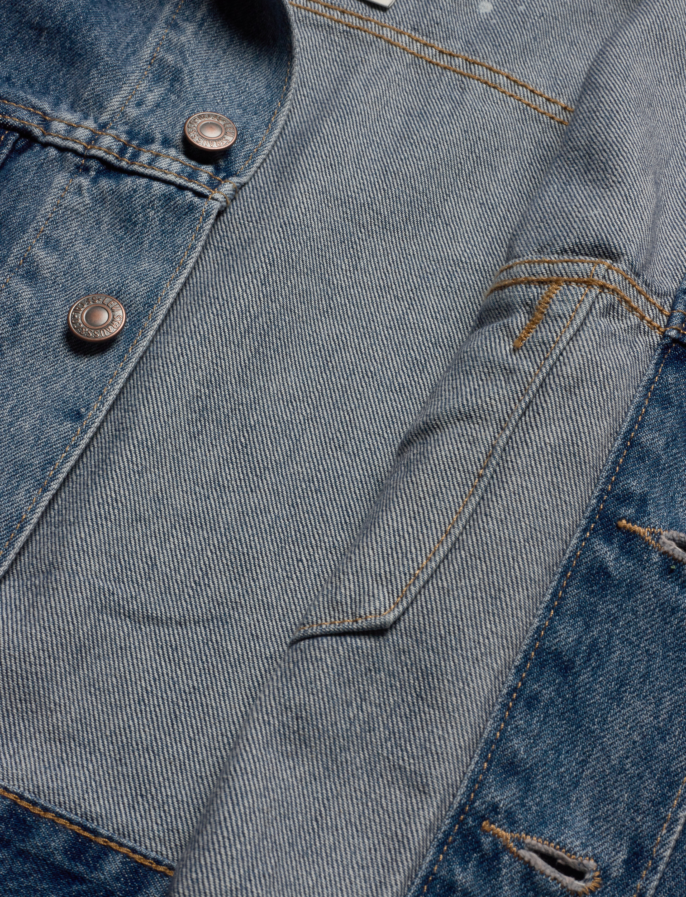 LEVI´S Women - CROP DAD TRUCKER DAD TOM - light indigo - worn in - 4