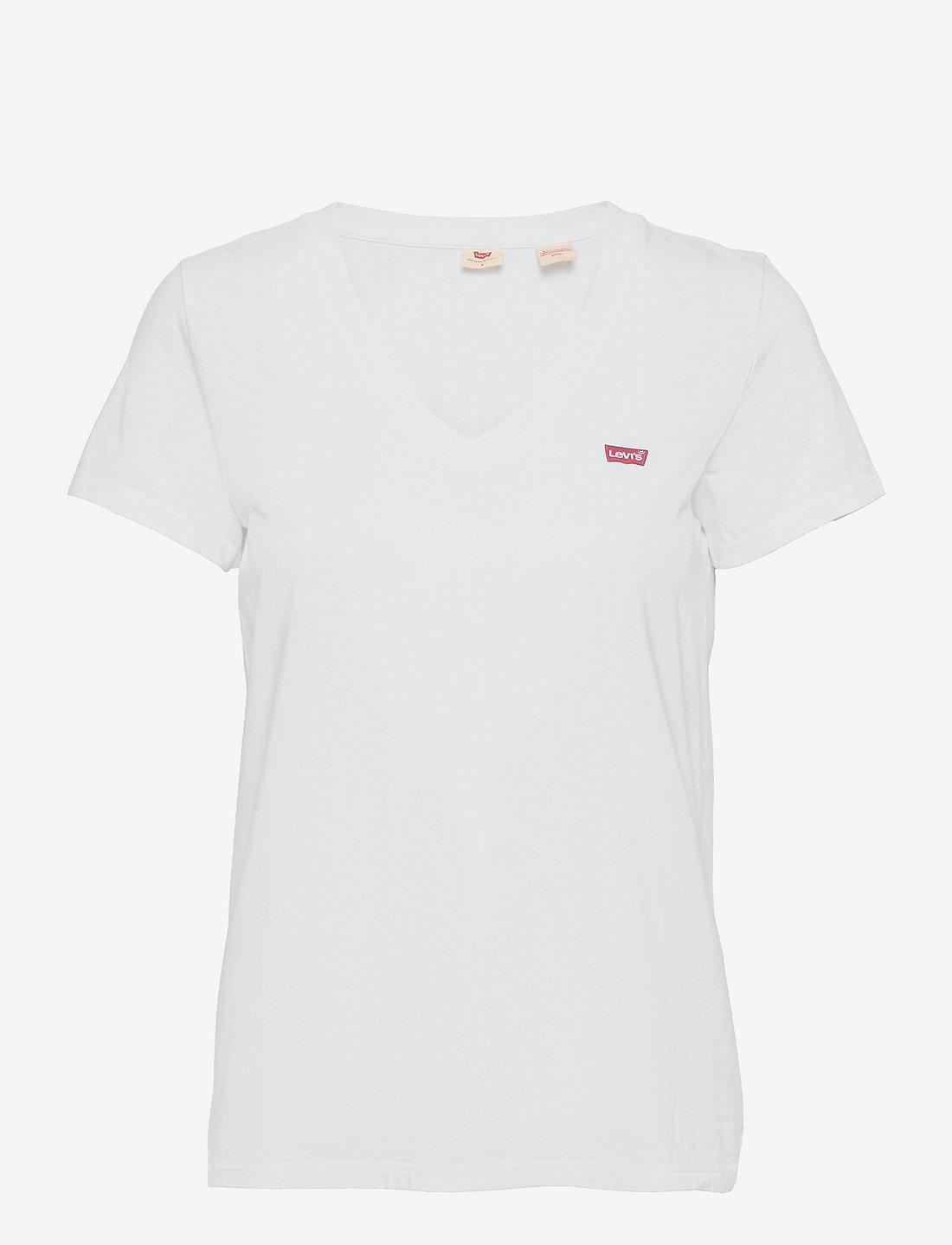 Levi's® - PERFECT VNECK WHITE + COTTON - t-shirts - neutrals - 1