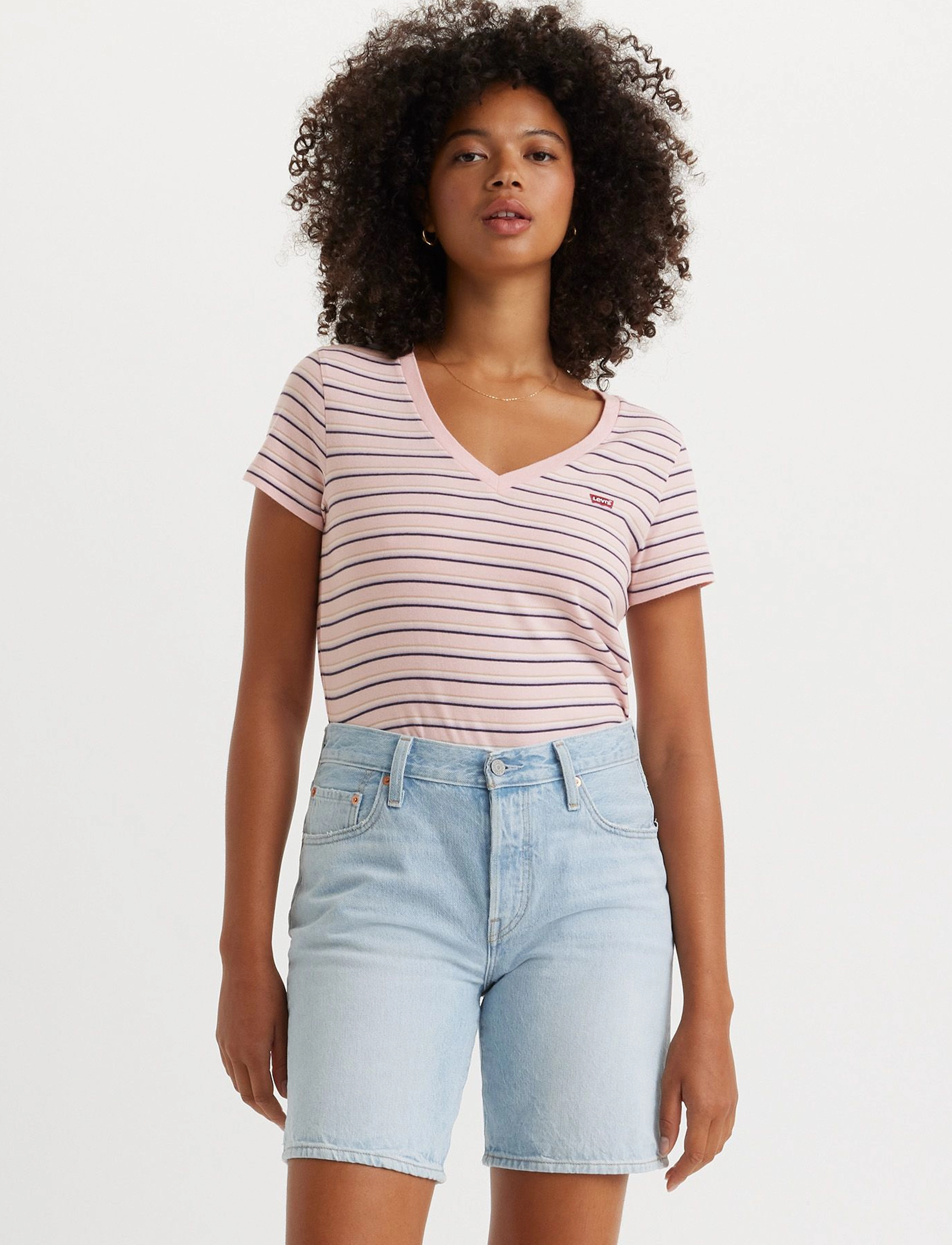 Levi's® - PERFECT VNECK COOL STRIPE CHAL - multi-color - 3