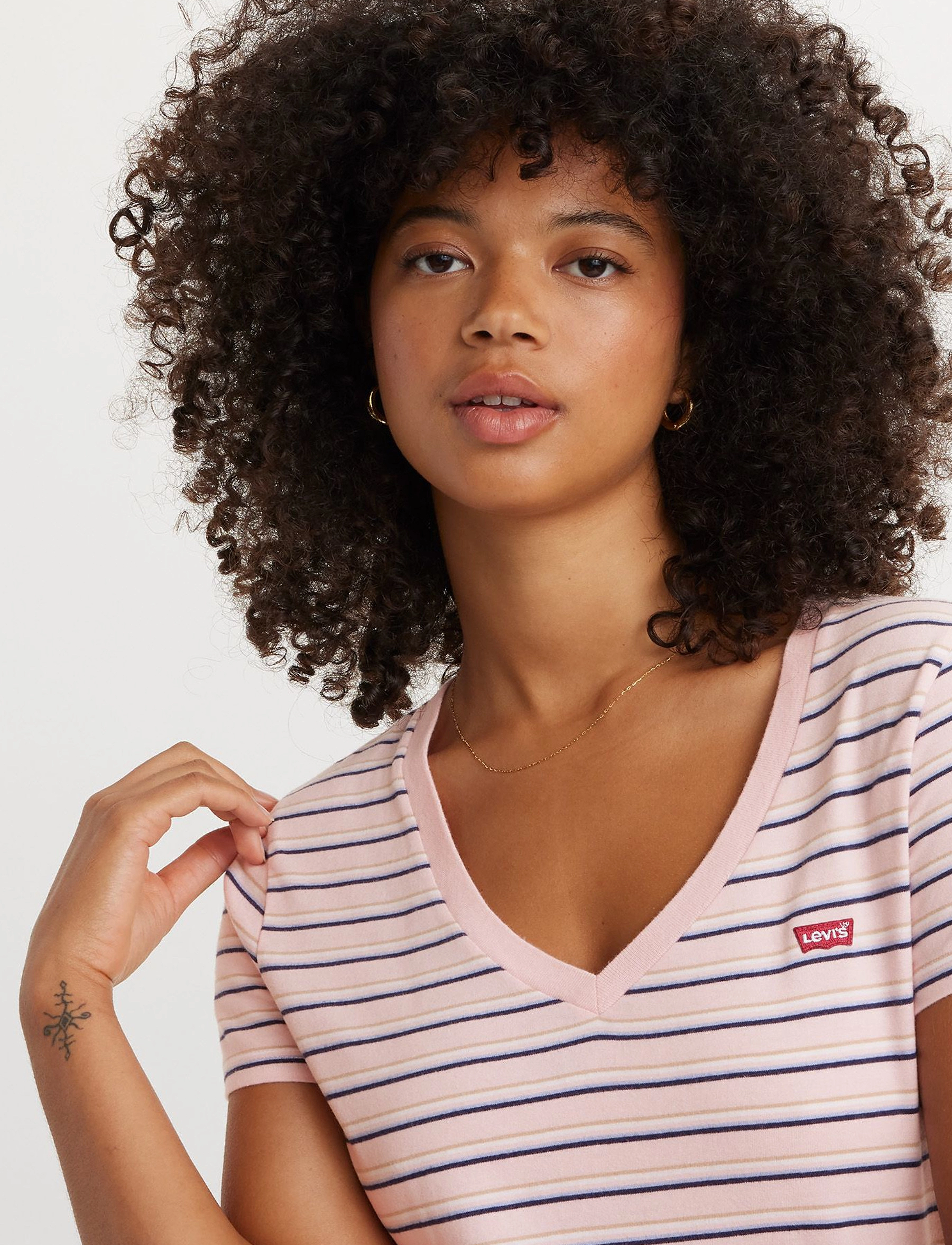 Levi's® - PERFECT VNECK COOL STRIPE CHAL - multi-color - 5