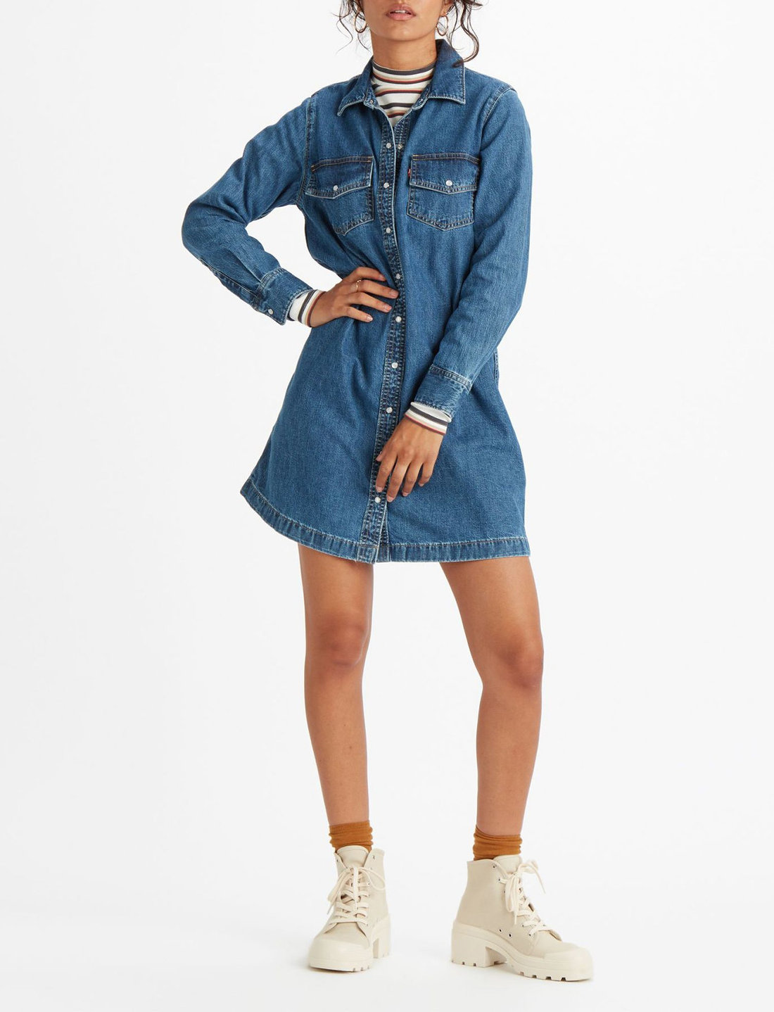 LEVI S Women Selma Dress Going Steady 3 Short Dresses