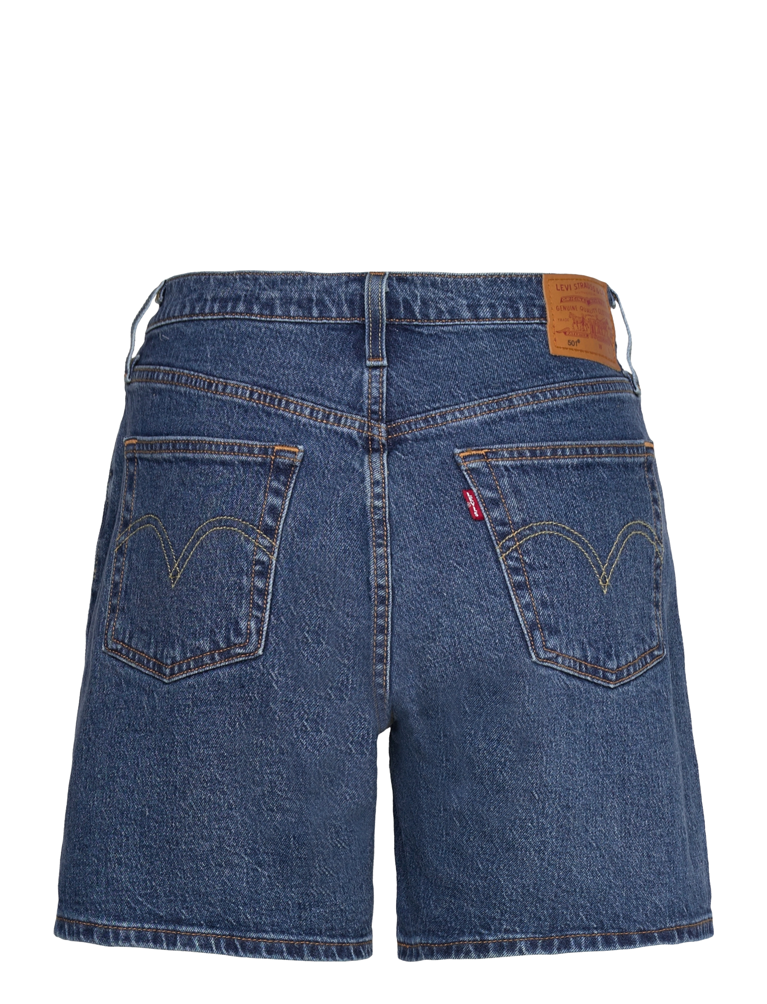 Levi's® - 501 MID THIGH SHORT SALSA CHAR - dark indigo - worn in - 1