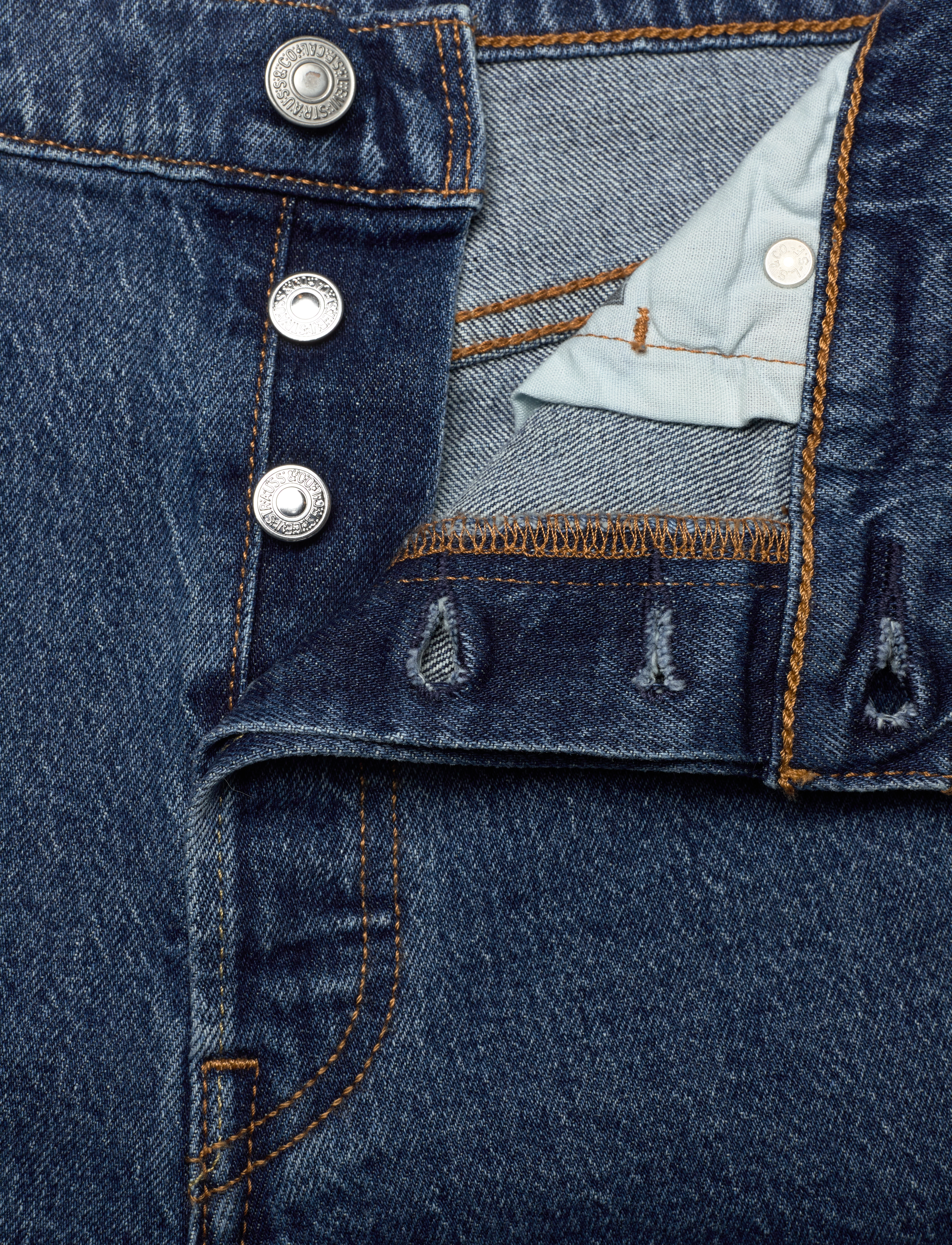 Levi's® - 501 MID THIGH SHORT SALSA CHAR - dark indigo - worn in - 3