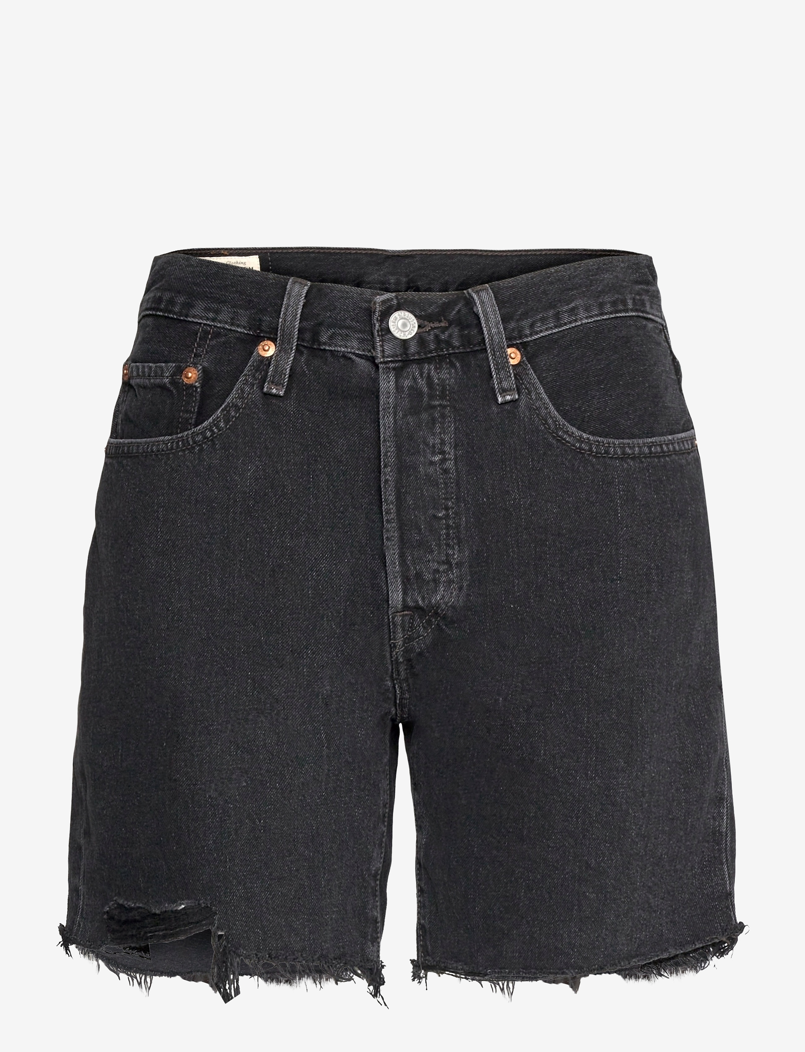 Levi's® 501 MID THIGH SHORT LUNAR BLAC - Shorts - BLACKS / black