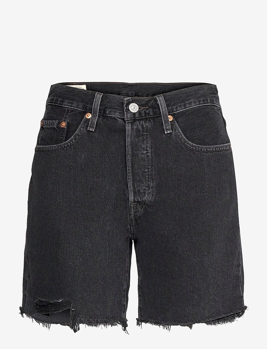 Levi's® - 501 MID THIGH SHORT LUNAR BLAC - jeansshorts - blacks - 1