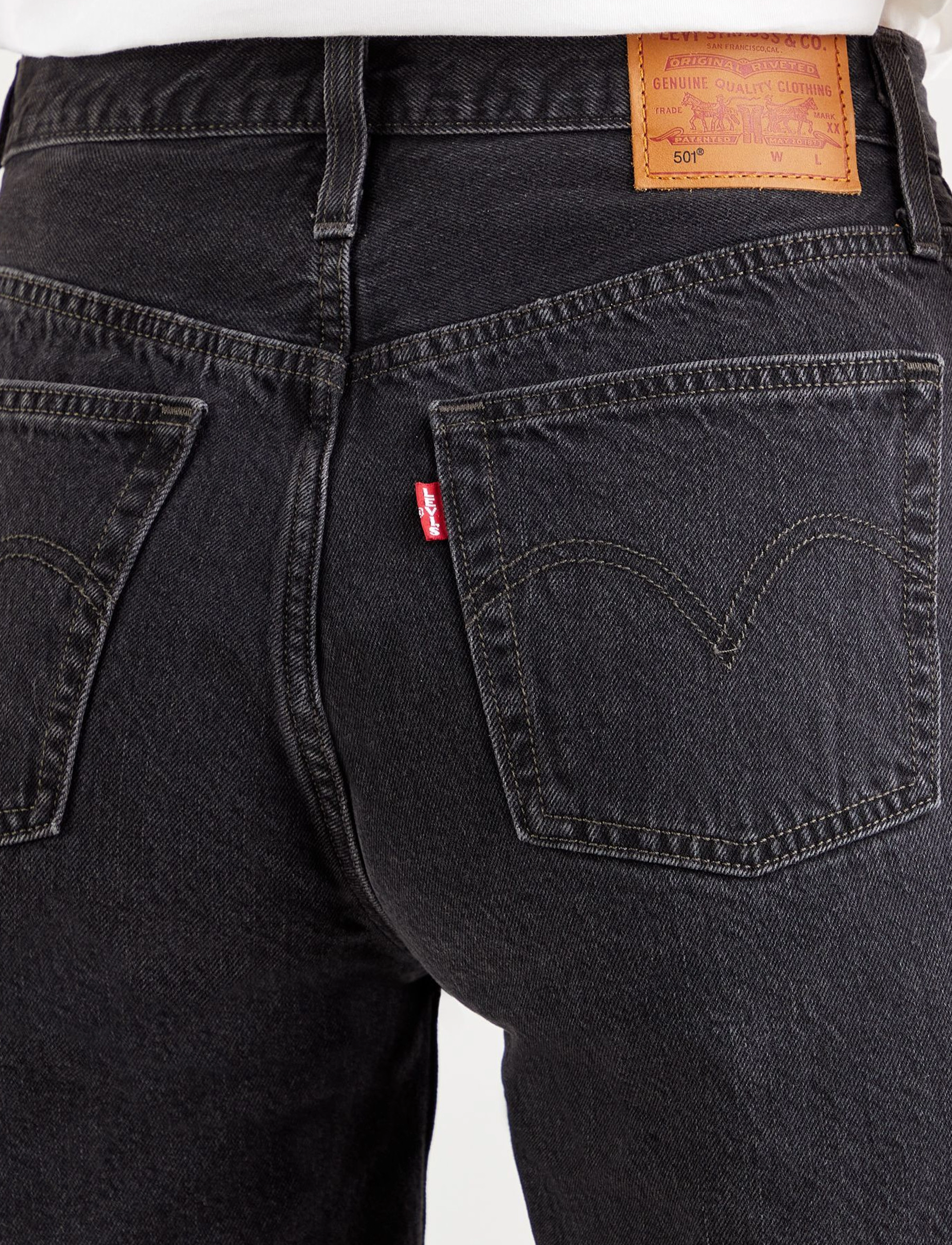 LEVIS ® 501 Mid Thigh Short Lunar Blac shorts dam – bild 5