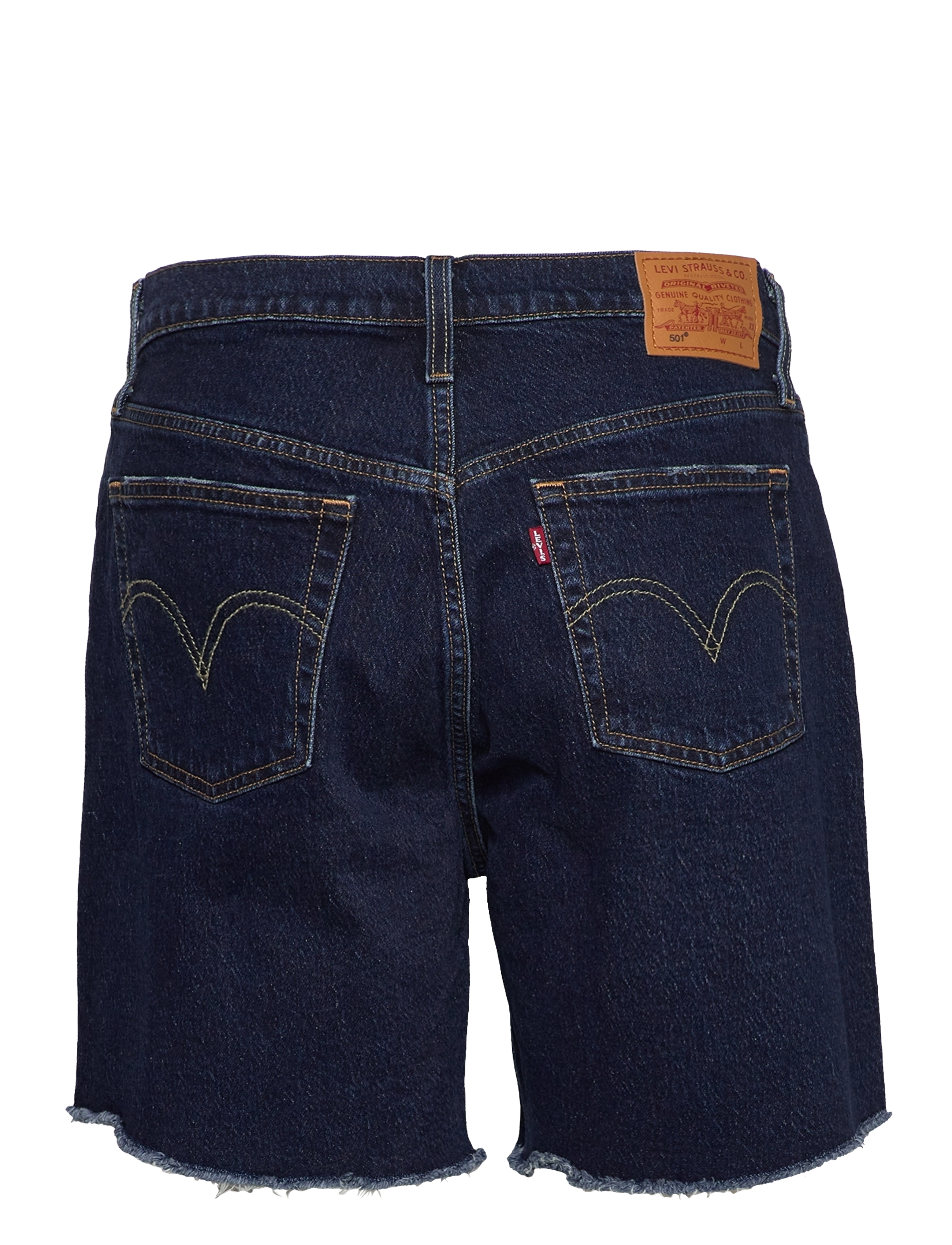 LEVI´S Women - 501 MID THIGH SHORT SALSA CENT - dark indigo - worn in - 1