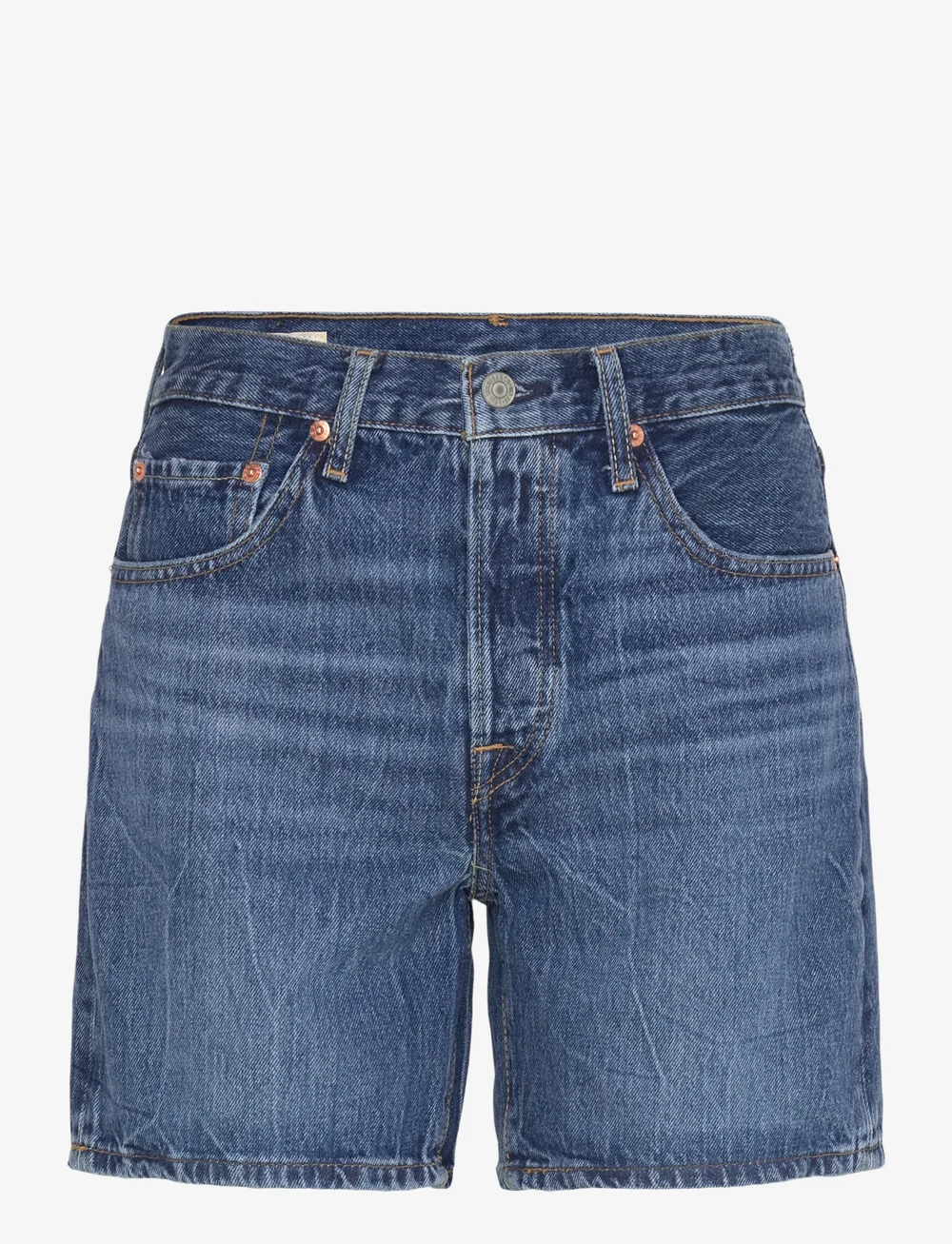 Levi's® - 501 MID THIGH SHORT BLUE BEAUT - lühikesed teksapüksid - med indigo - worn in - 1