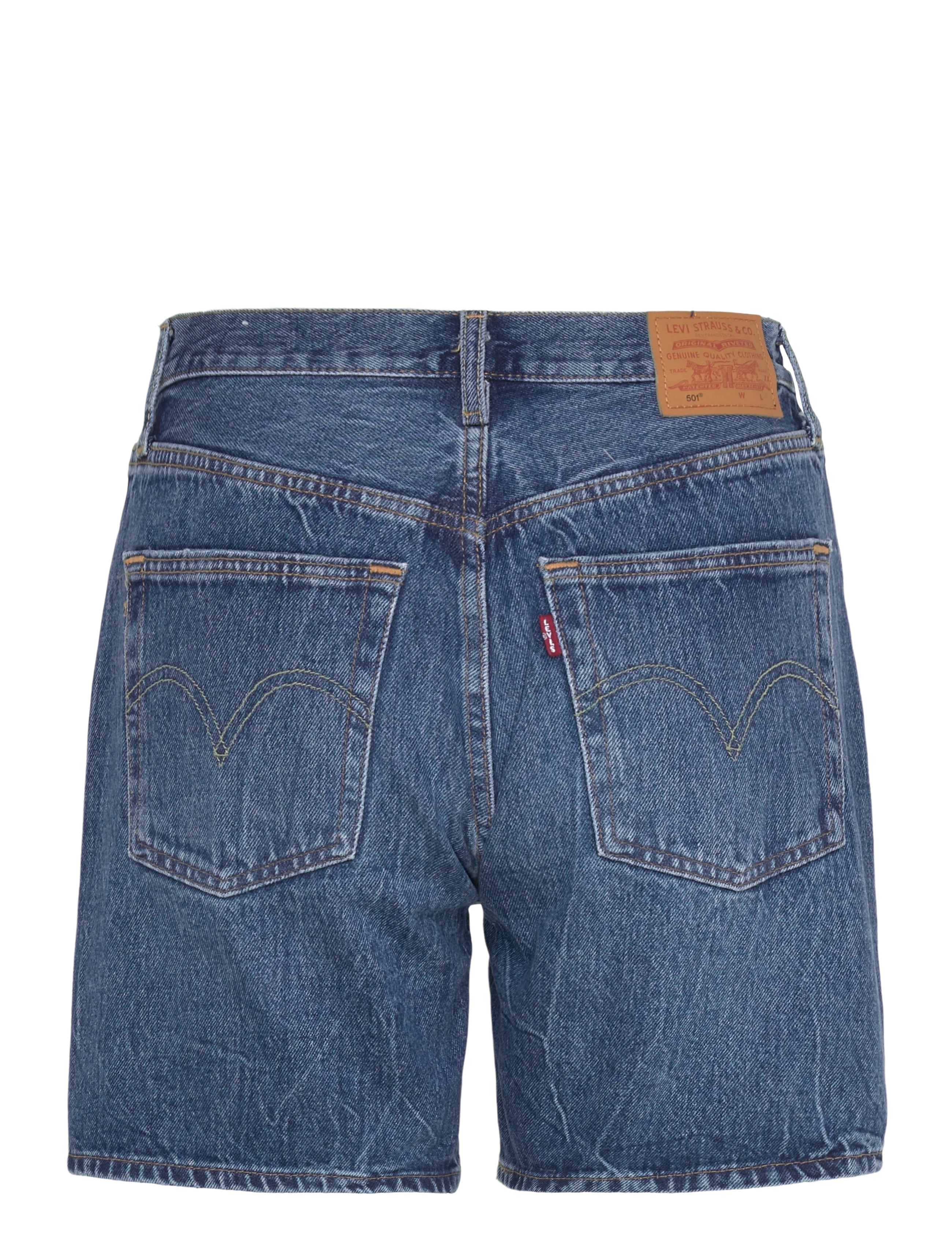 Levi's® - 501 MID THIGH SHORT BLUE BEAUT - jorts - med indigo - worn in - 2