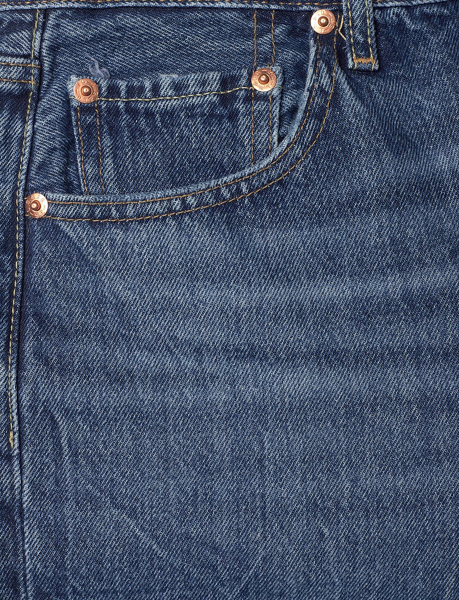 Levi's® - 501 MID THIGH SHORT BLUE BEAUT - jeansshorts - med indigo - worn in - 4