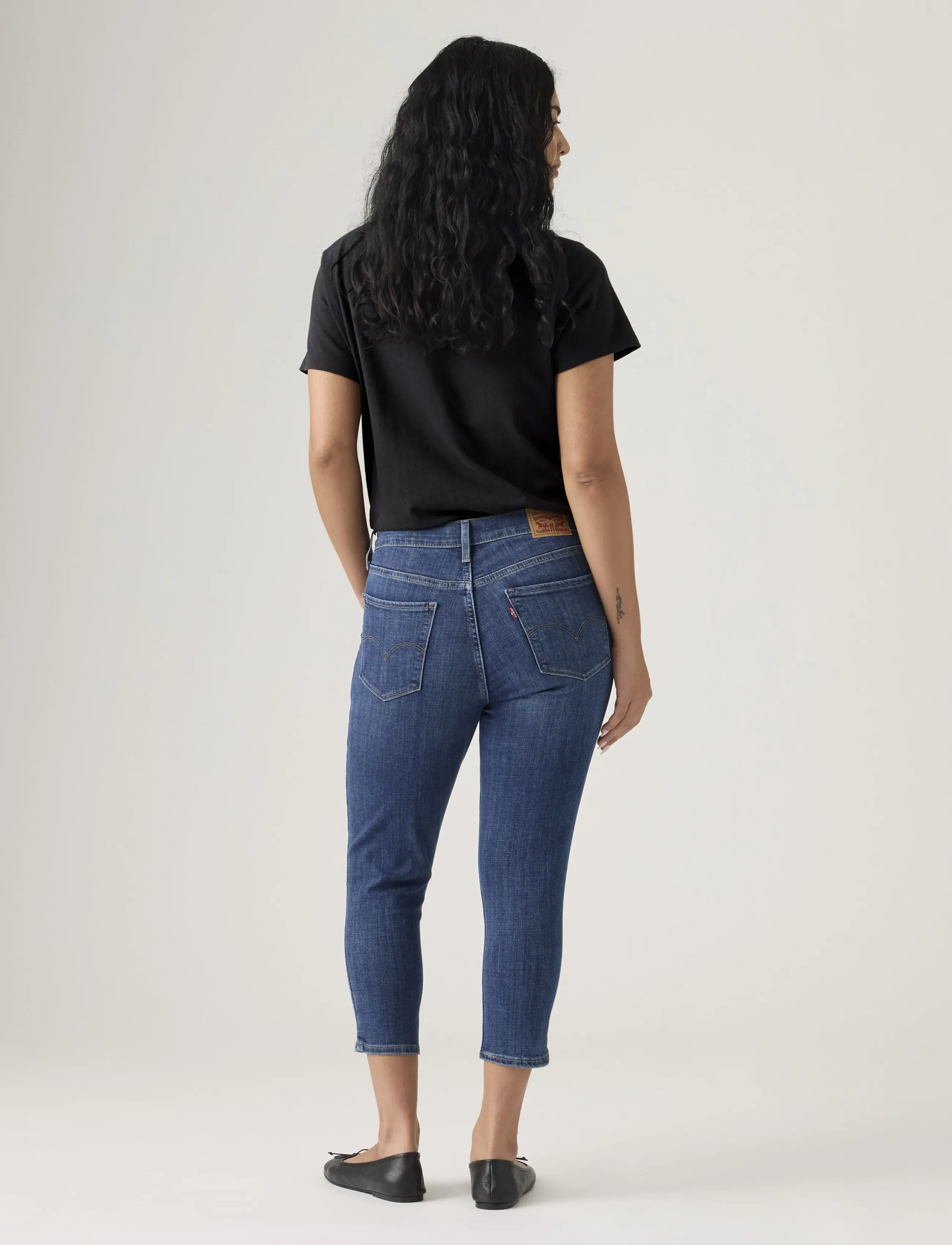 Levi's® - 311 SHAPING SKN CAPRI 22 LAPIS - capri pants - med indigo - worn in - 4
