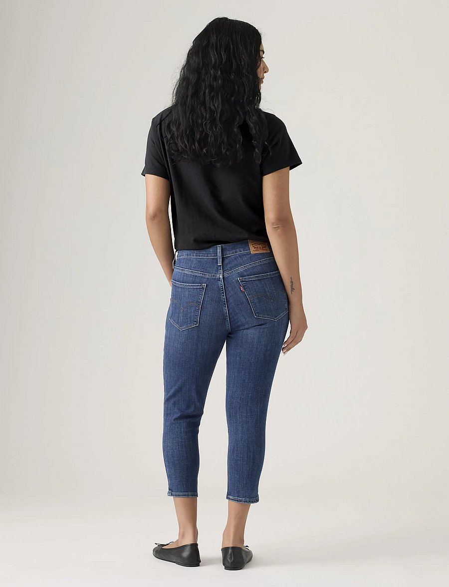 Levi's® - 311 SHAPING SKN CAPRI 22 LAPIS - caprit - med indigo - worn in - 4