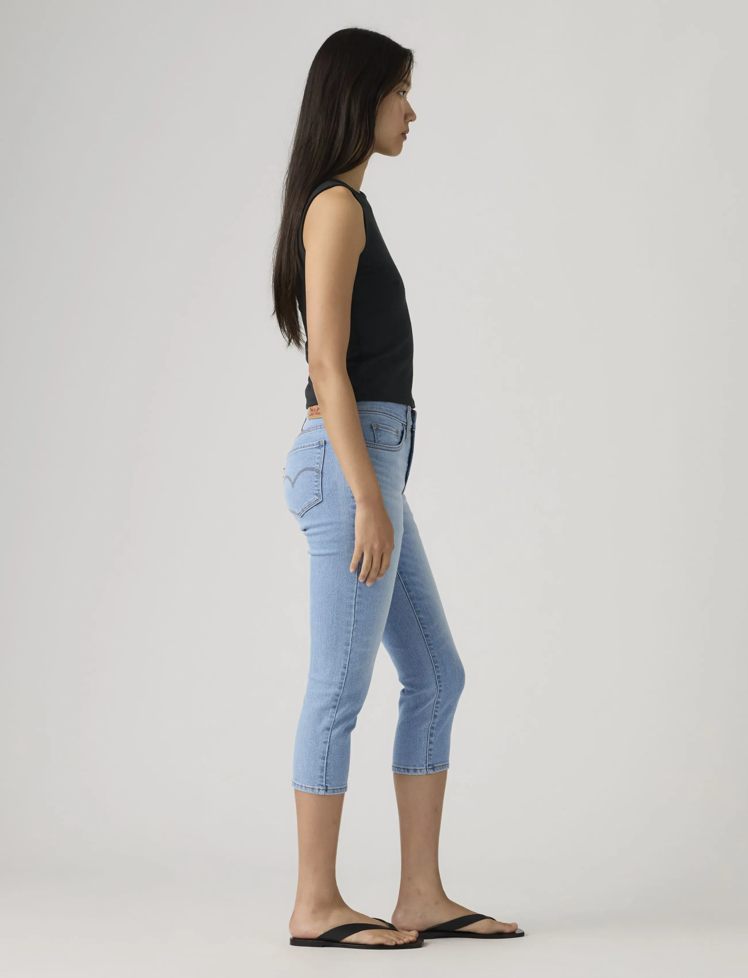 Levi's® - 311 SHAPING SKN CAPRI 22 UP AN - light indigo - worn in - 3