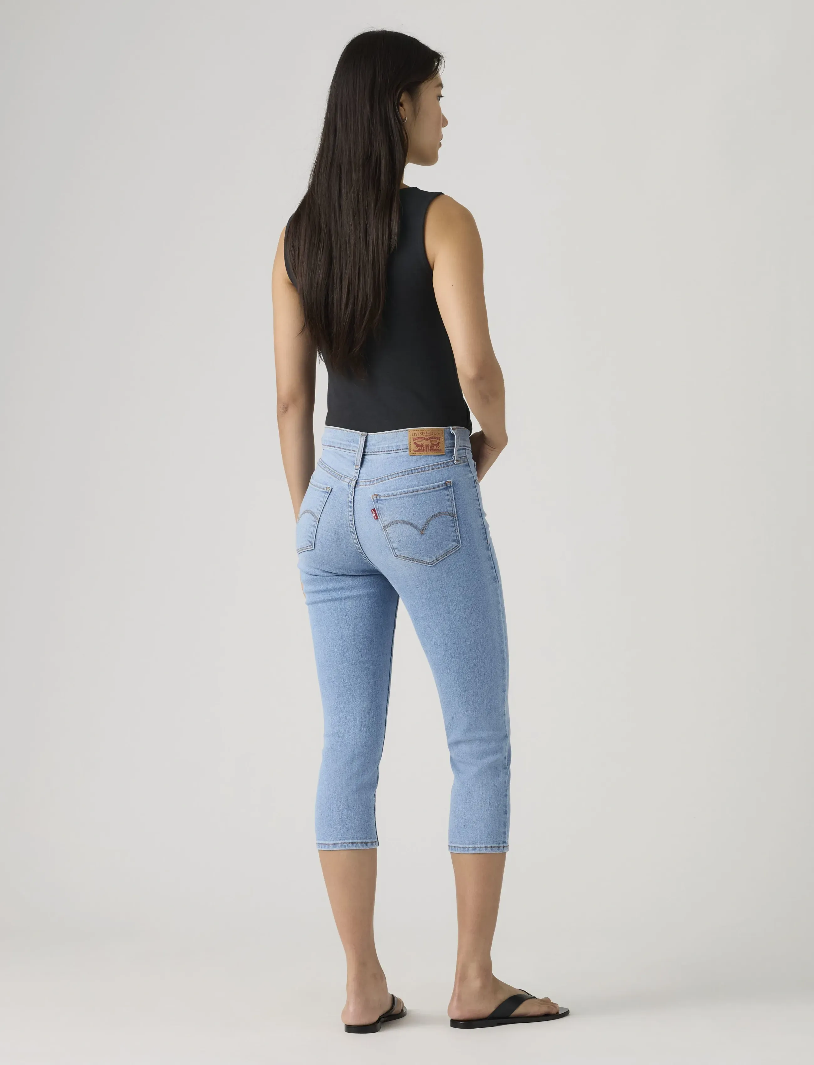 Levi's® - 311 SHAPING SKN CAPRI 22 UP AN - light indigo - worn in - 4