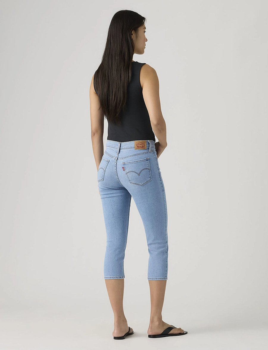 Levi's® - 311 SHAPING SKN CAPRI 22 UP AN - capri-püksid - light indigo - worn in - 4