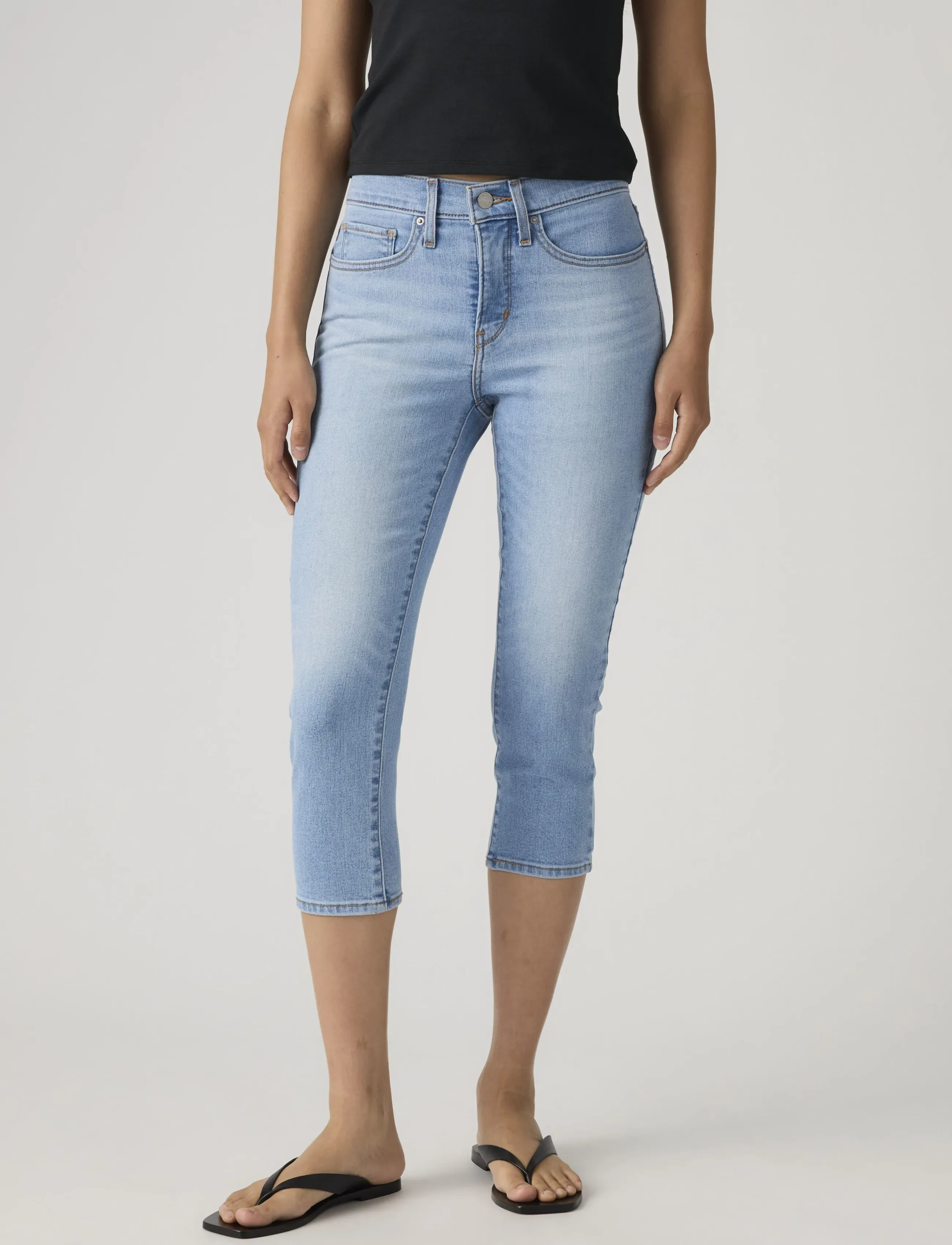 Levi's® - 311 SHAPING SKN CAPRI 22 UP AN - light indigo - worn in - 5