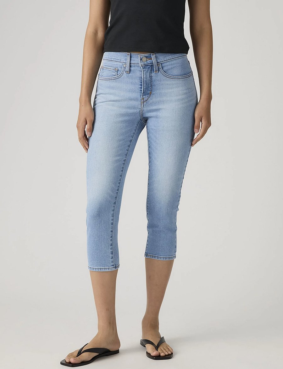 Levi's® - 311 SHAPING SKN CAPRI 22 UP AN - capri-püksid - light indigo - worn in - 5