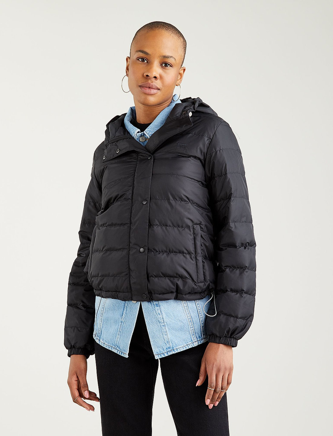 Levis down 2025 puffer parka coat