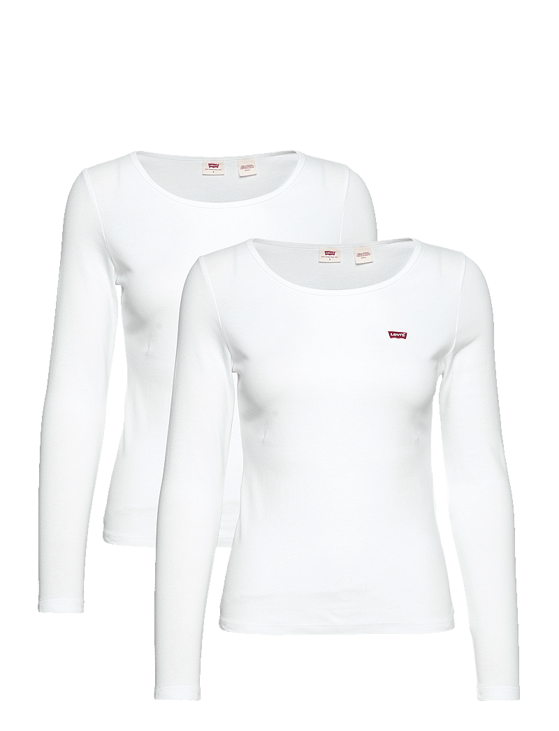 Levi's® - LS 2 PACK TEE A0787 LS 2 PACK - pikkade varrukatega alussärgid - neutrals - 1