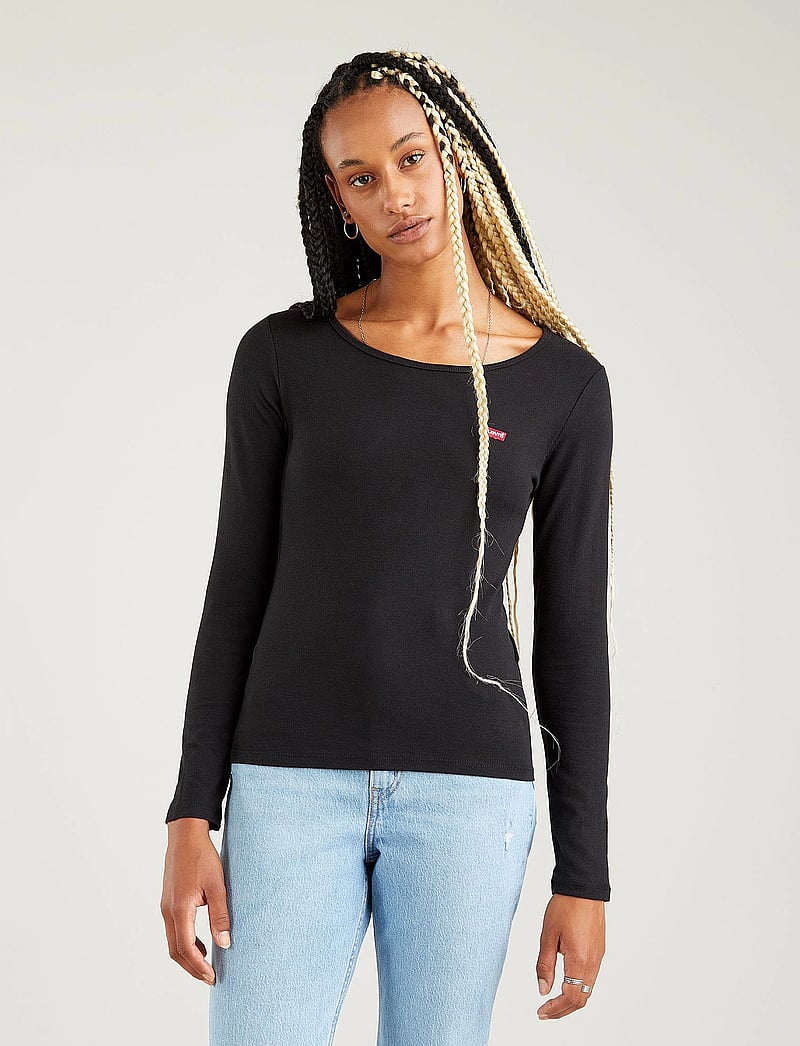 Levi's® - LS 2 PACK TEE A0787 LS TWO PAC - langermede topper - blacks - 0