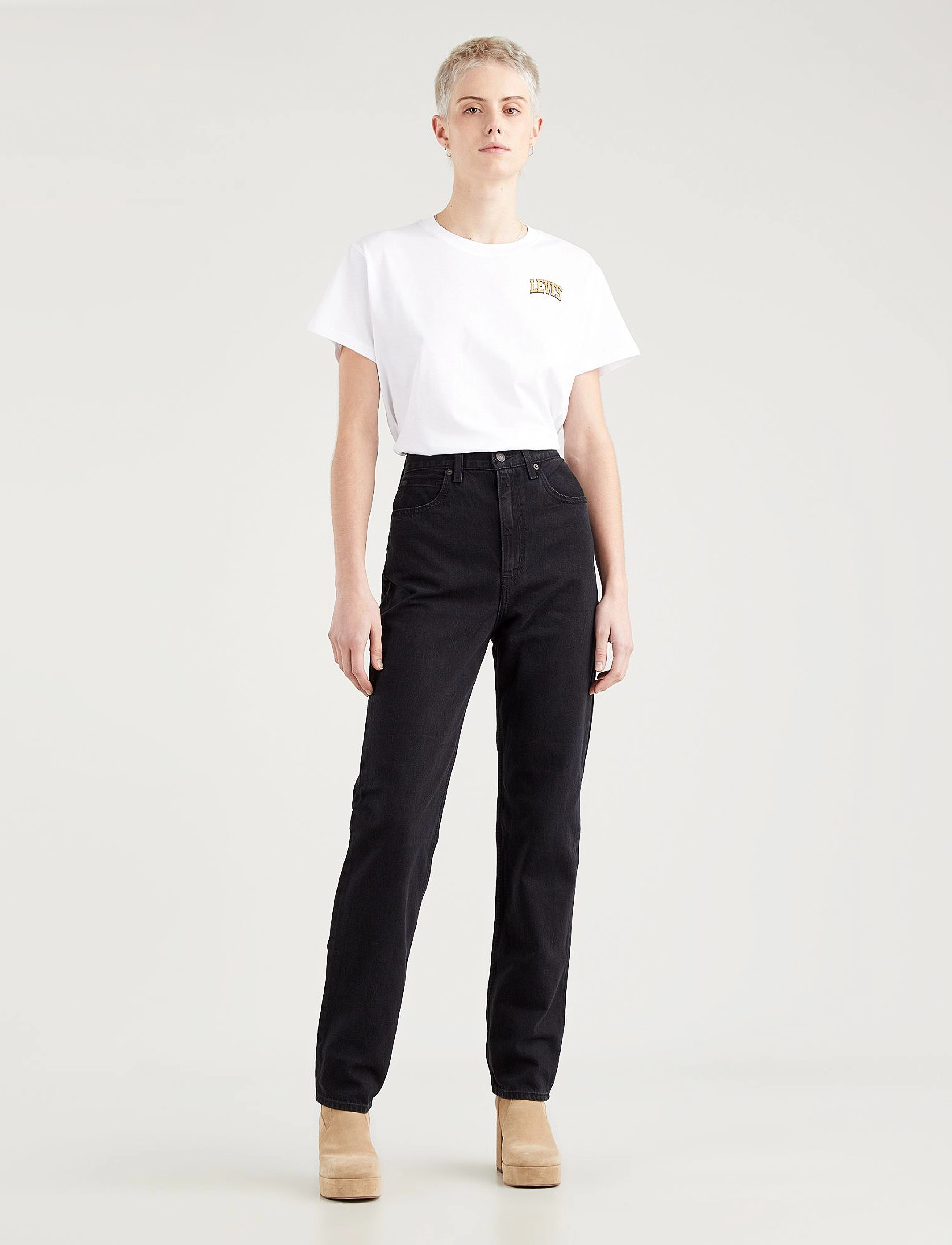 Levi's® - 70S HIGH SLIM STRAIGHT TRAINWR - blacks - 2