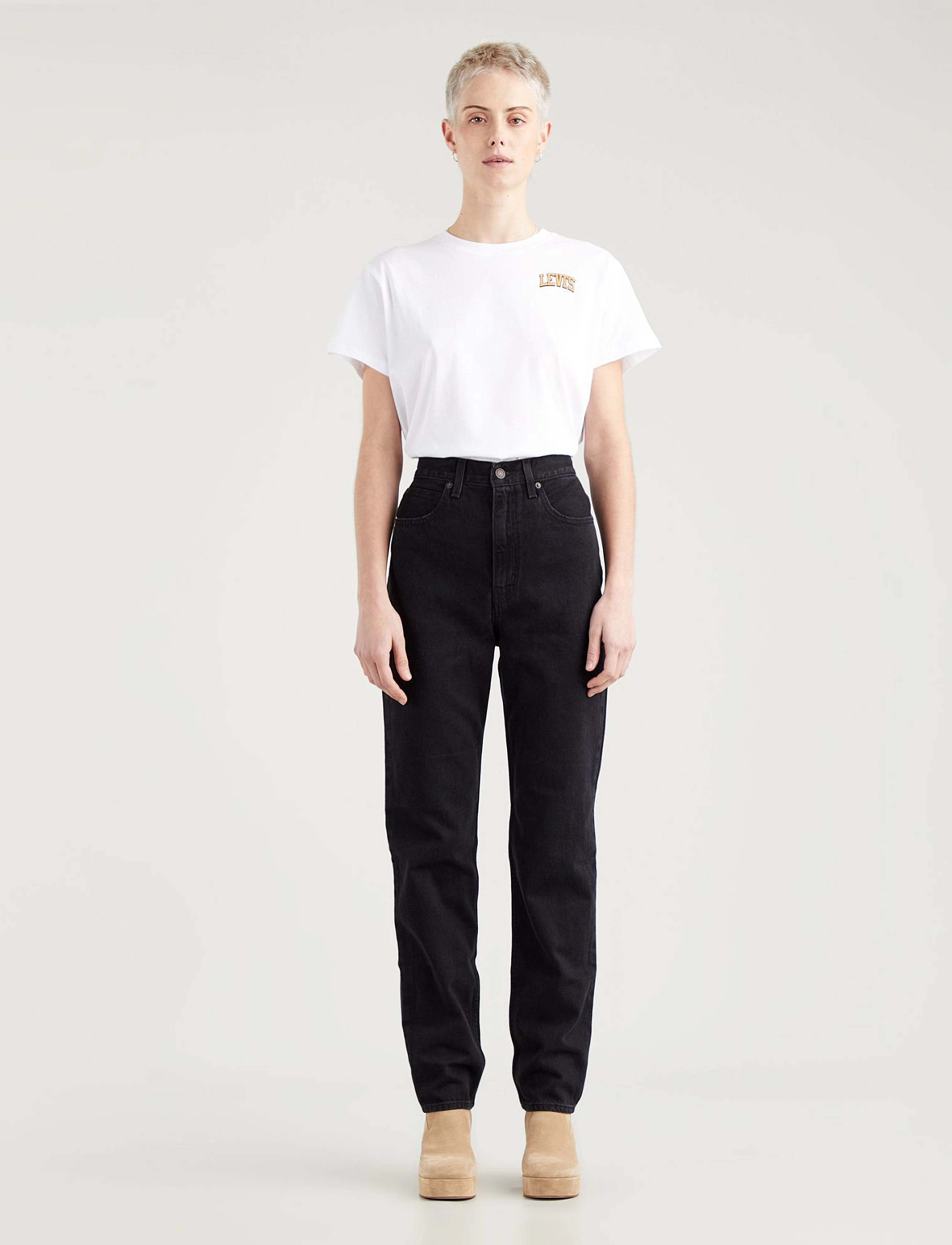 Levi's® - 70S HIGH SLIM STRAIGHT TRAINWR - blacks - 3
