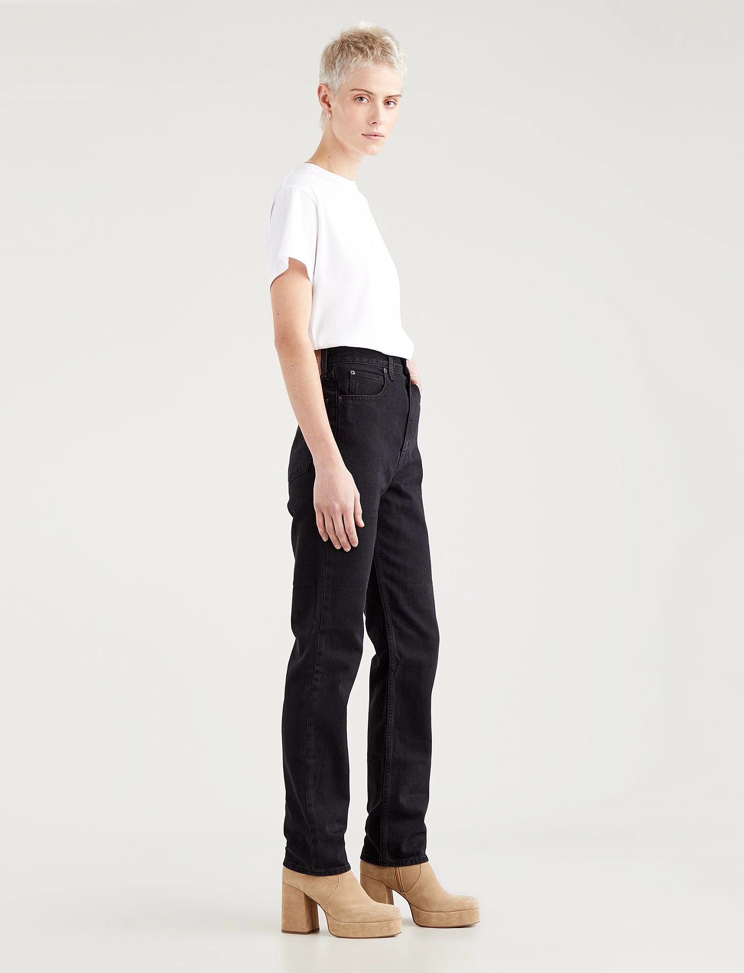 Levi's® - 70S HIGH SLIM STRAIGHT TRAINWR - blacks - 5