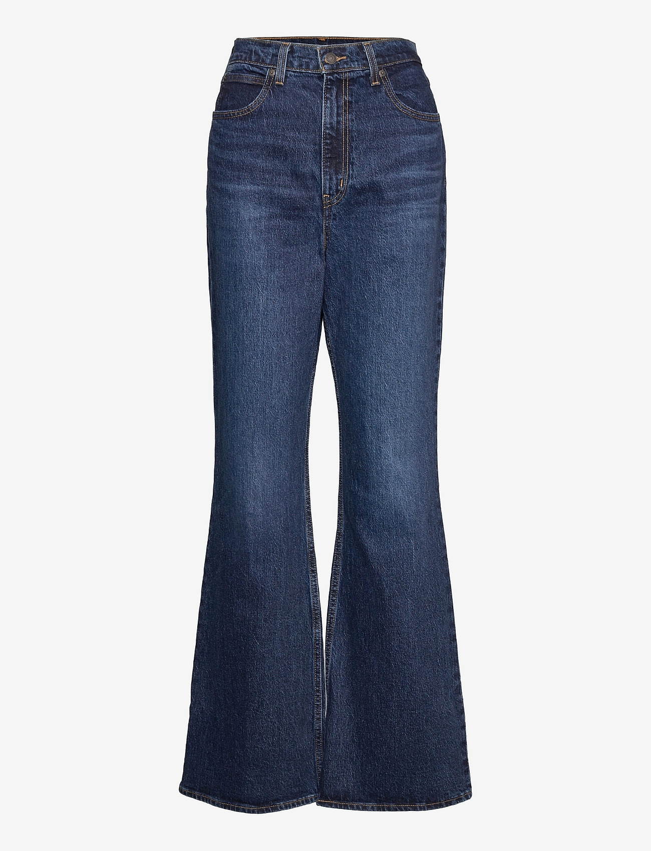 LEVI´S Women - 70S HIGH FLARE SONOMA TRAIN - med indigo - worn in - 0