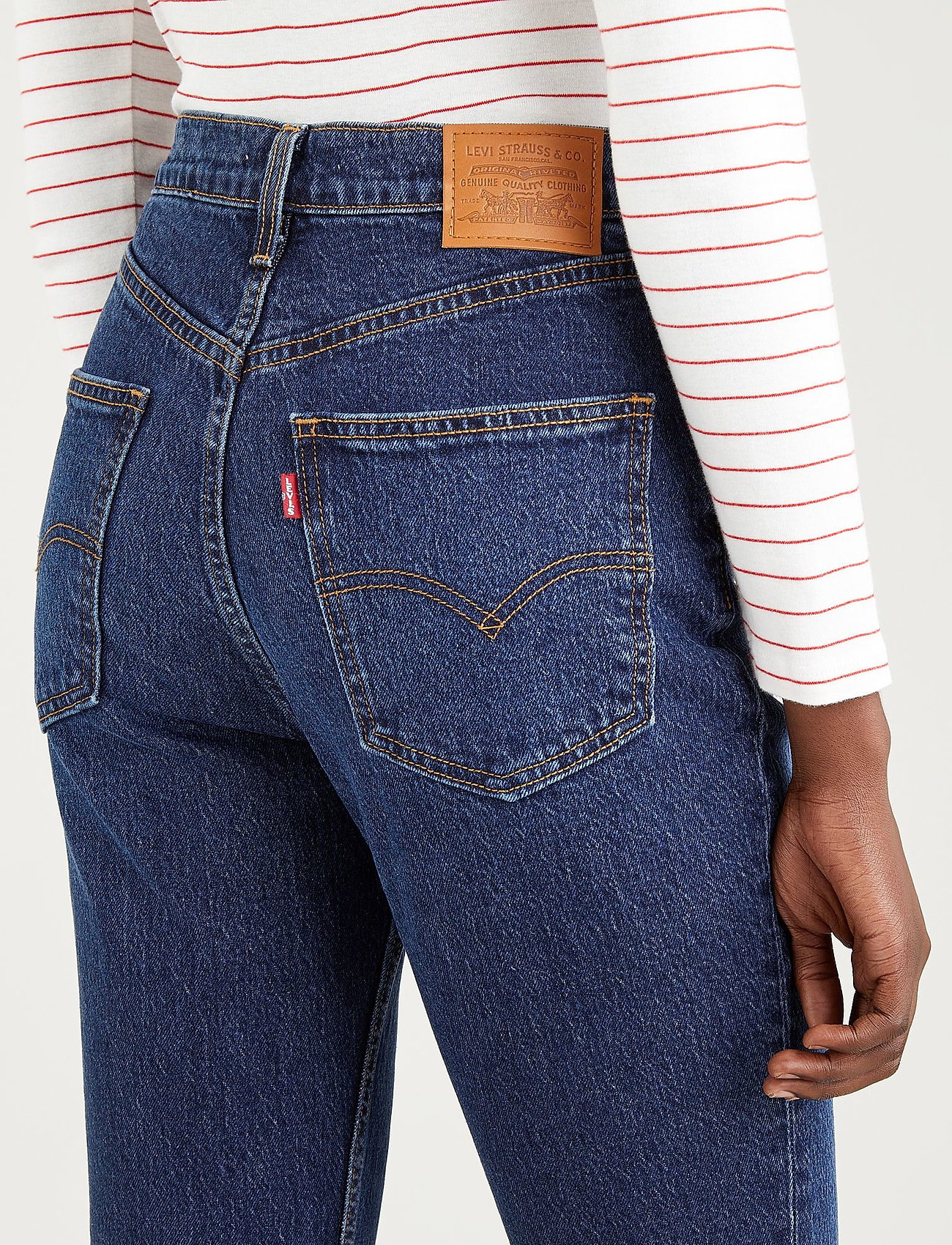 LEVI´S Women - 70S HIGH FLARE SONOMA TRAIN - med indigo - worn in - 4